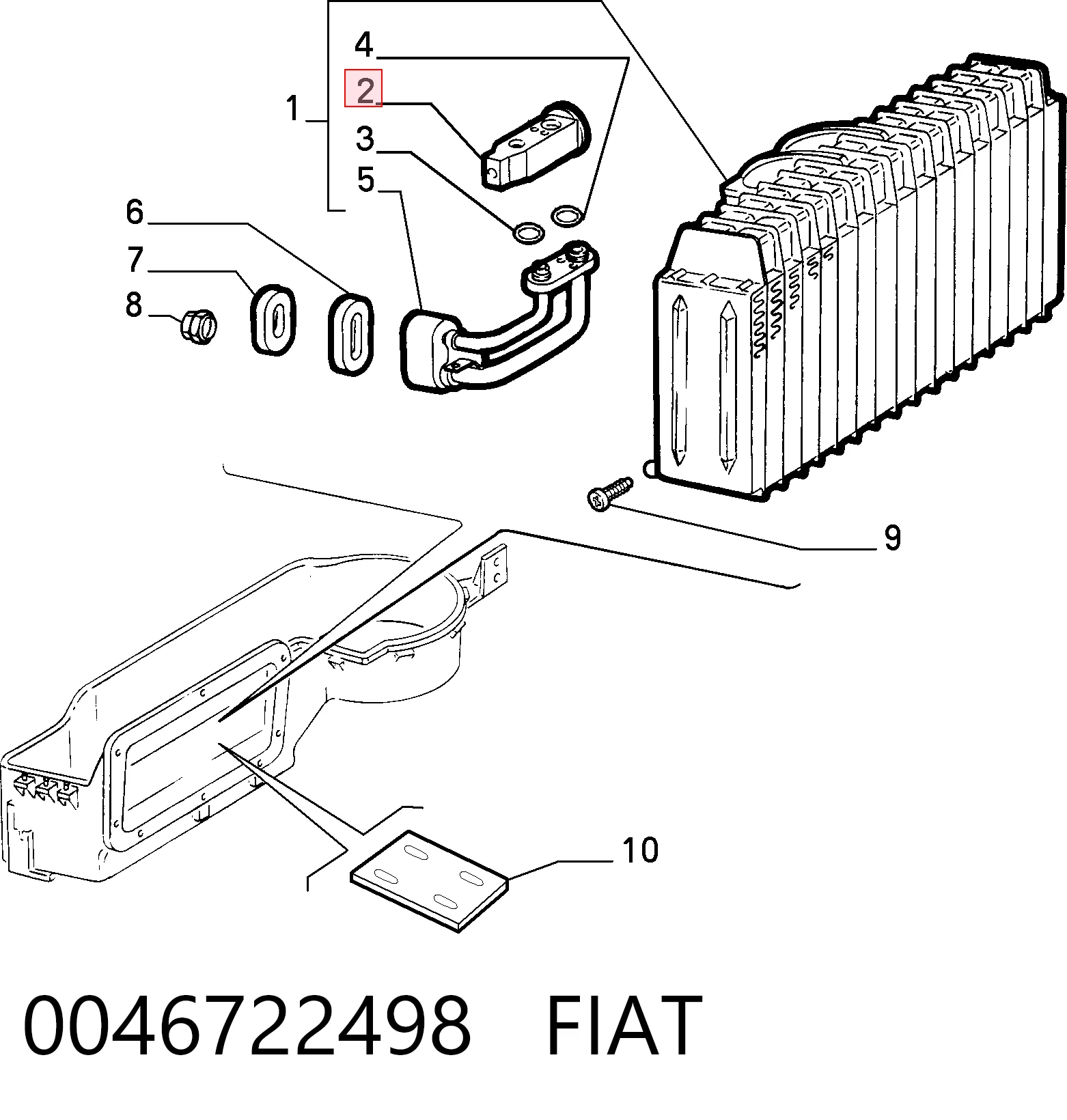 0046722498 Fiat/Alfa/Lancia