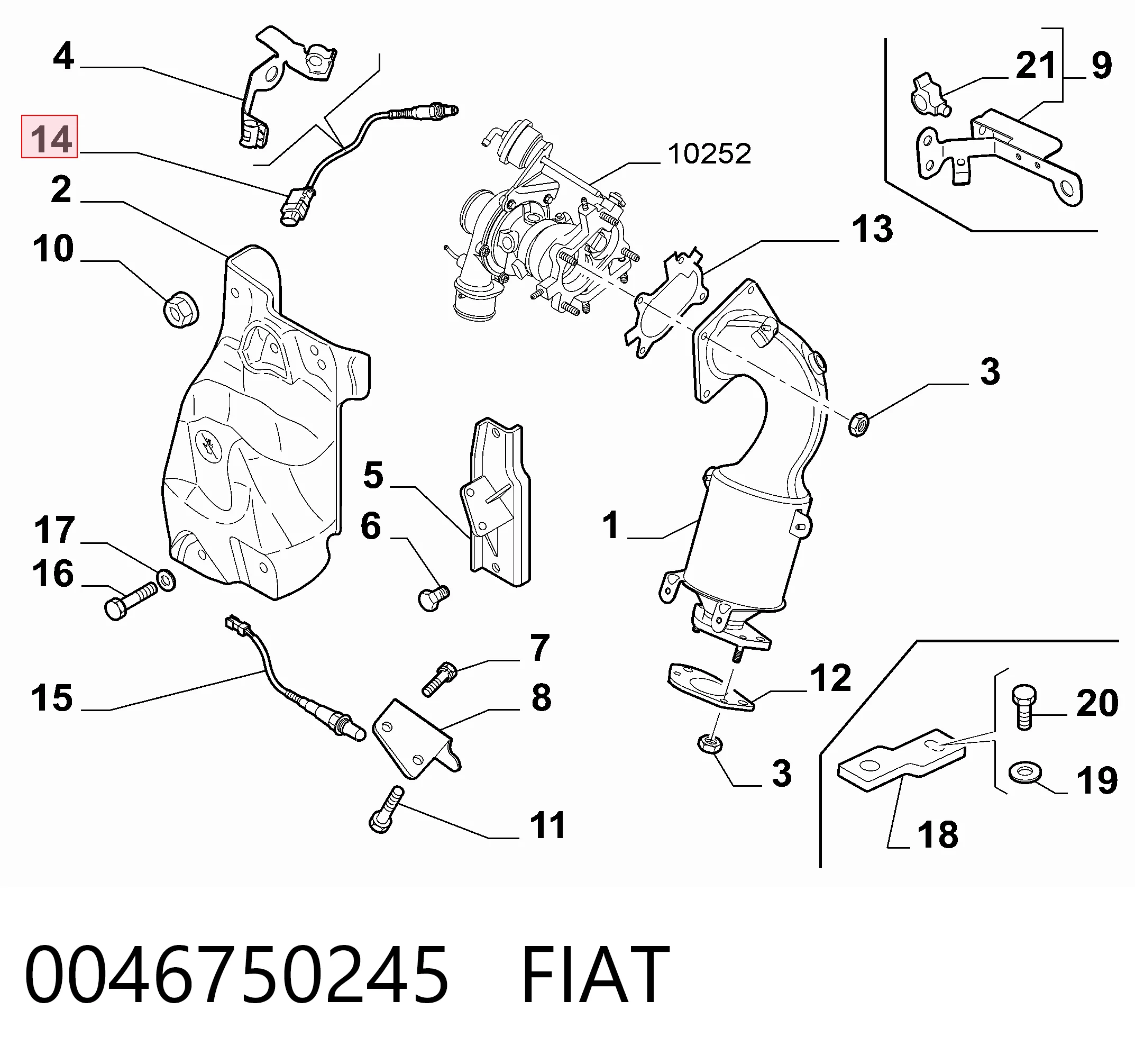 0046750245 Fiat/Alfa/Lancia