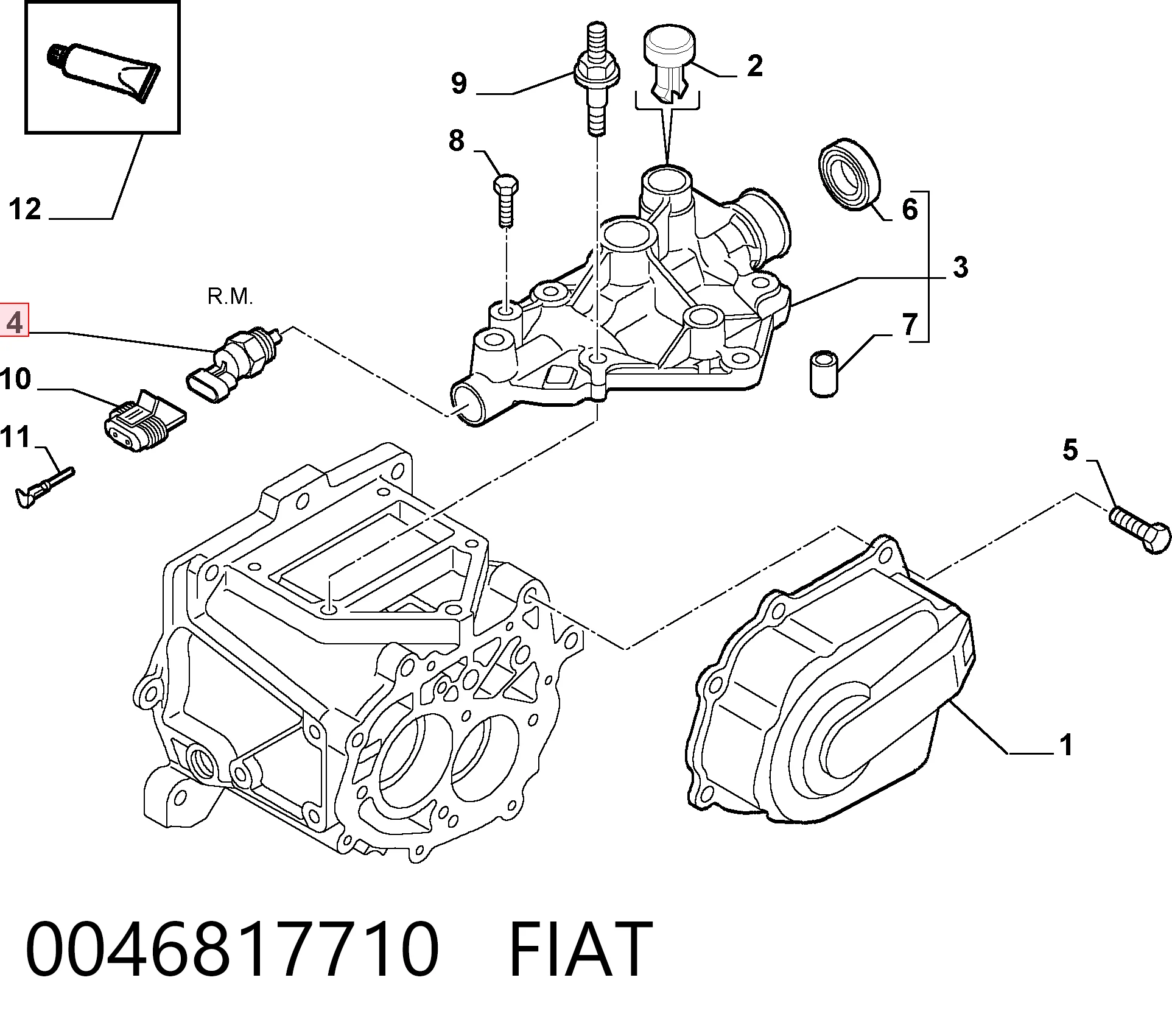 0046817710 Fiat/Alfa/Lancia