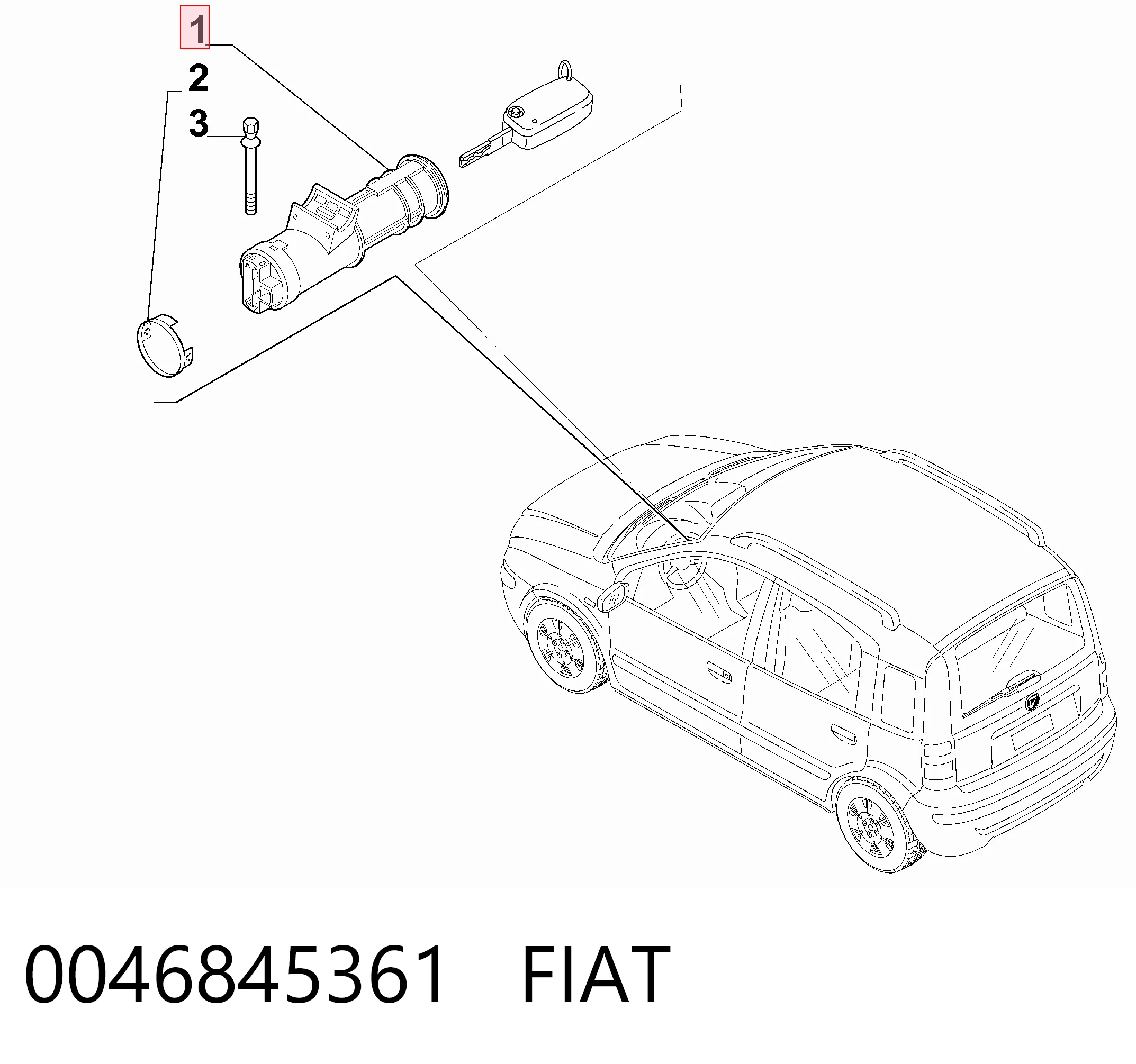 Fecho de ignição Iveco 2992624 preço, a partir de 67,99 USD