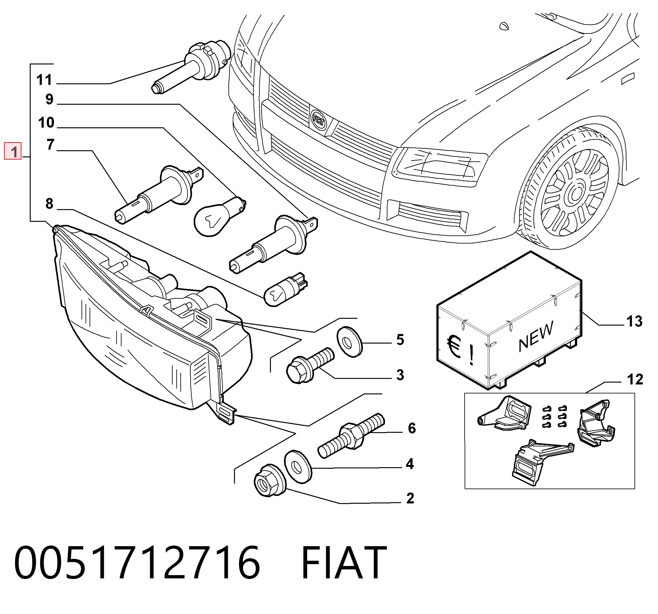 Luz esquerda Magneti Marelli LPL052 preço, a partir de 74,91 USD