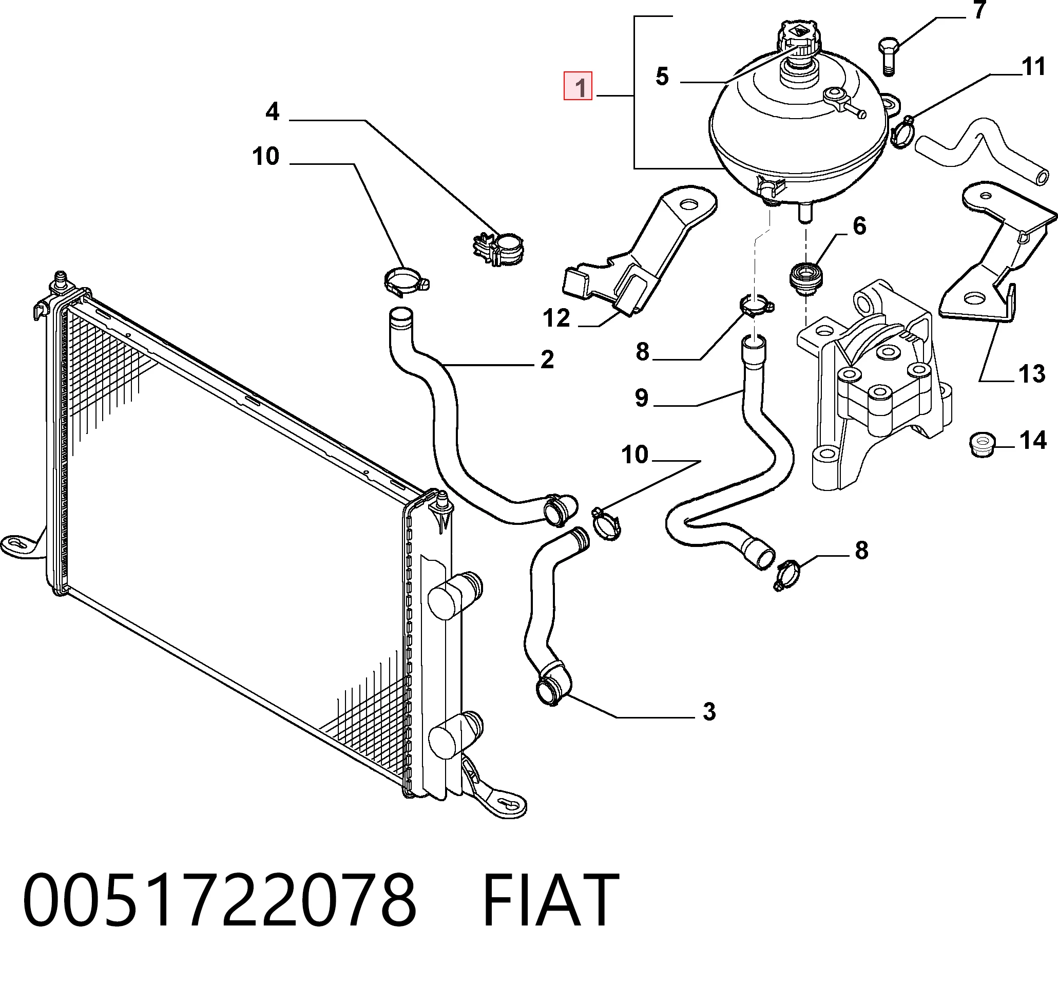 Tanque de expansão do sistema de esfriamento Metalcaucho 3851 preço, a partir de 23,69 USD