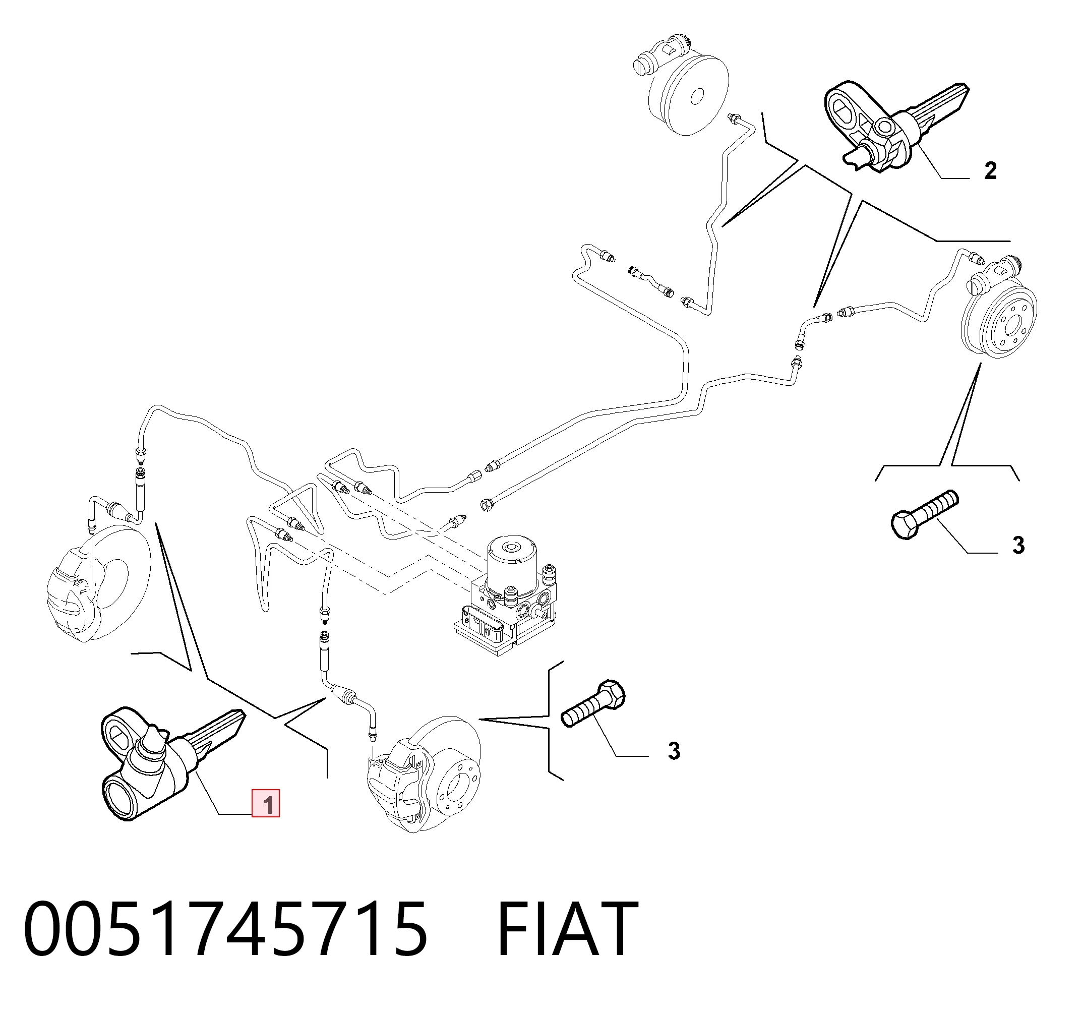 0051745715 Fiat/Alfa/Lancia