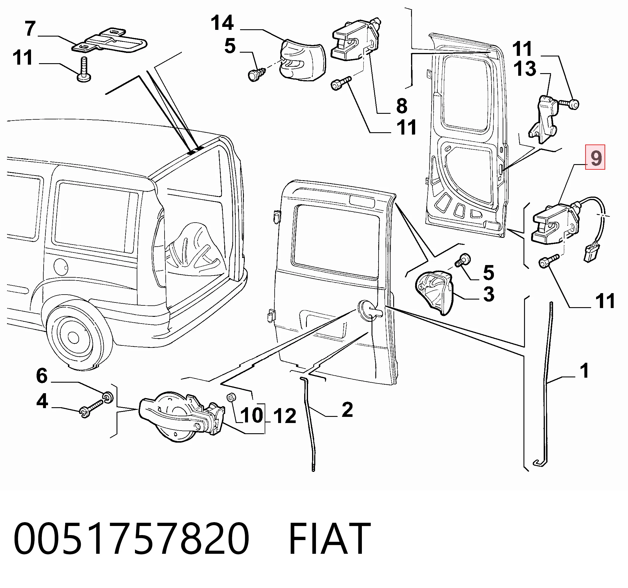 0051757820 Fiat/Alfa/Lancia