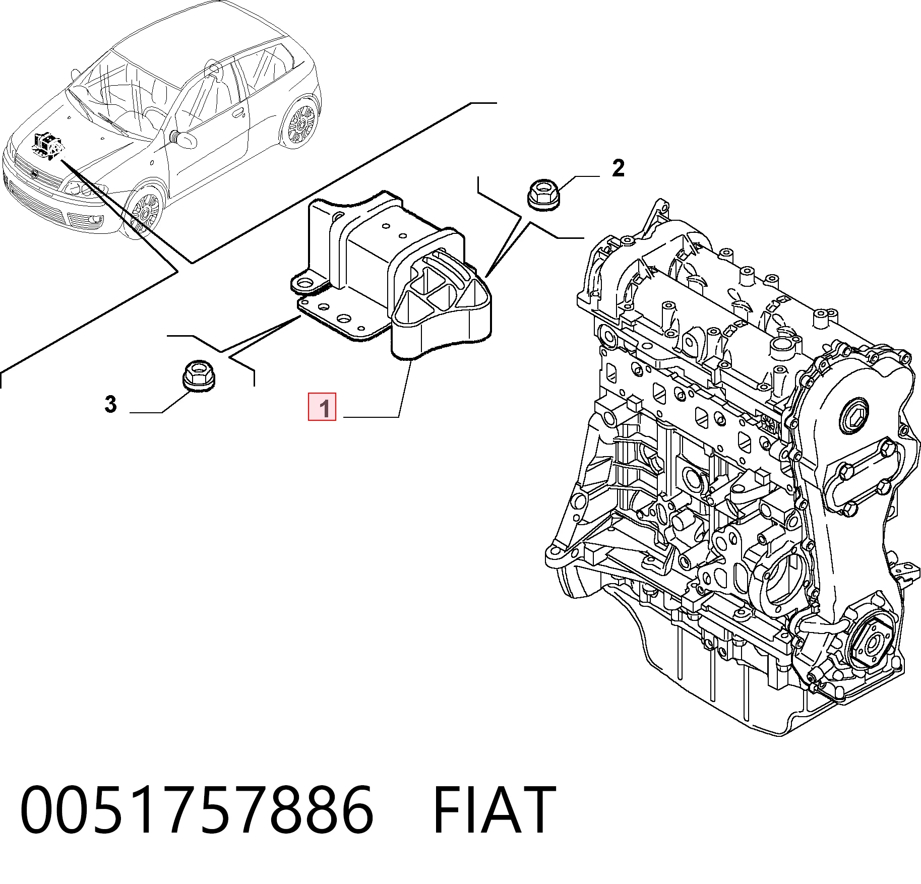 0051757886 Fiat/Alfa/Lancia