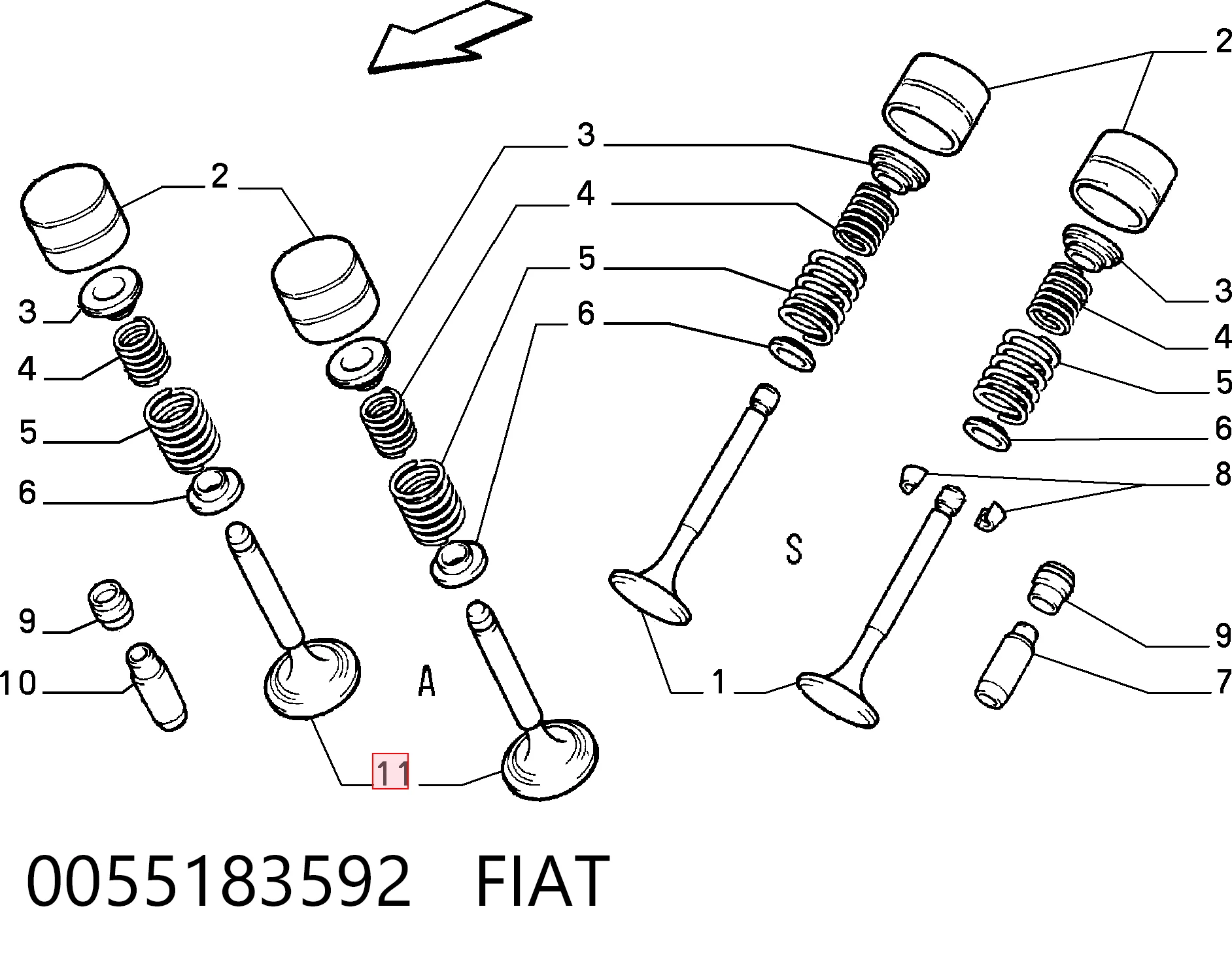 0055183592 Fiat/Alfa/Lancia