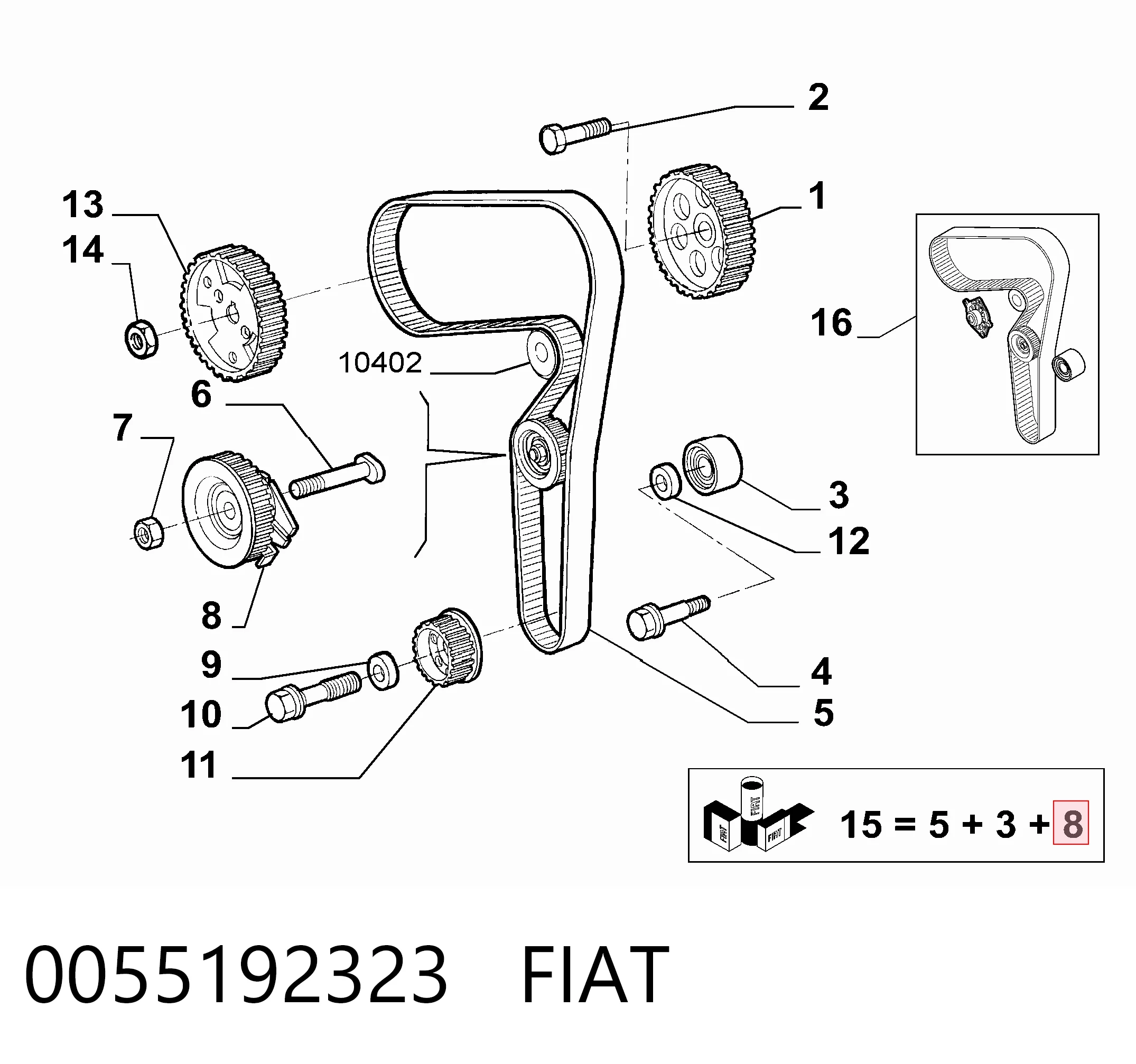  para Alfa Romeo 146  (930)