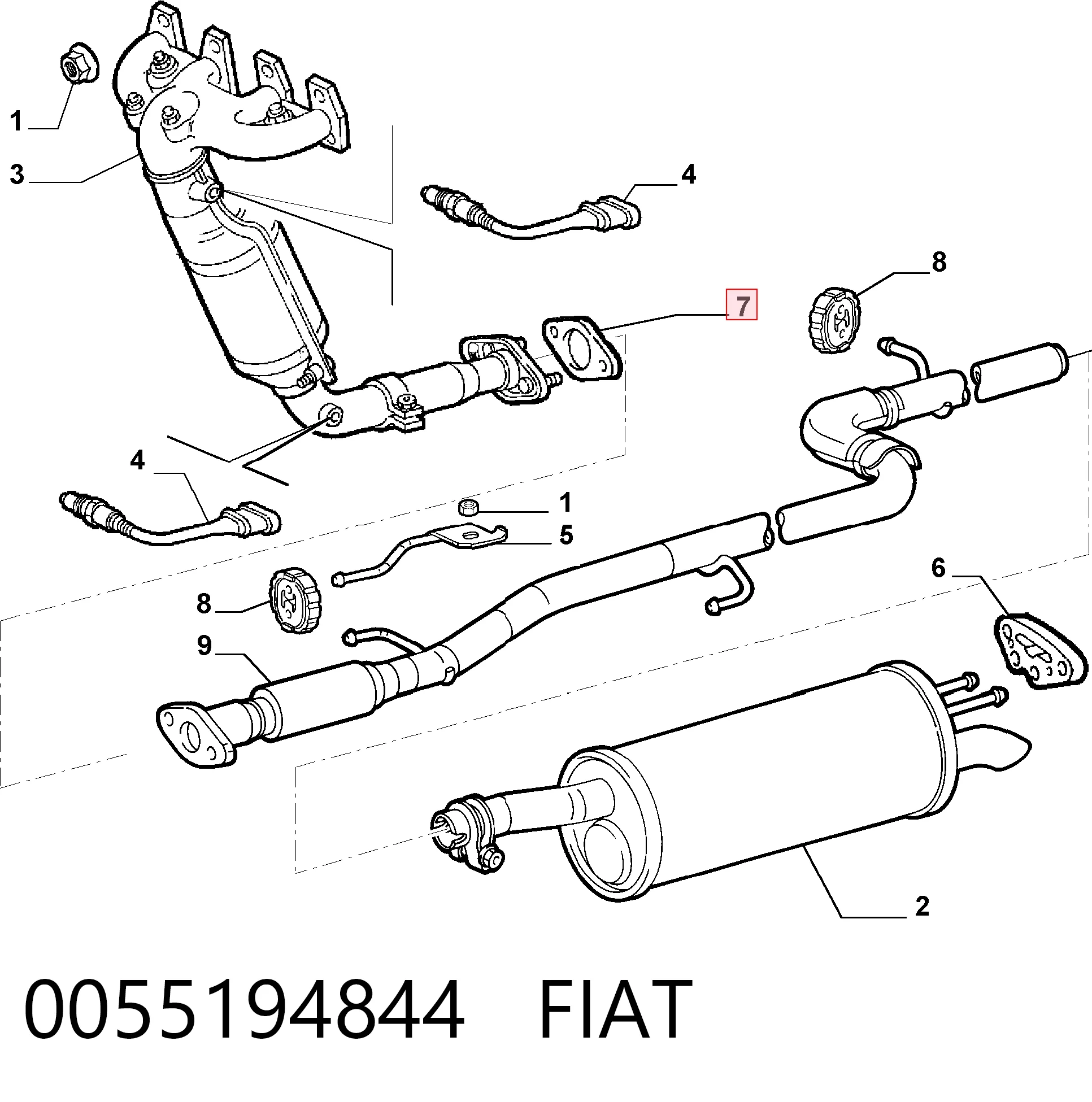 Vedante de tubo de admissão do silenciador Subaru Impreza III GR