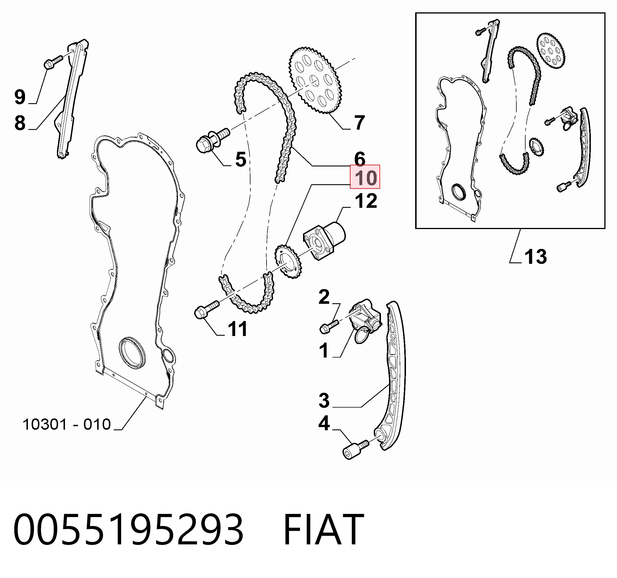 0055195293 Fiat/Alfa/Lancia