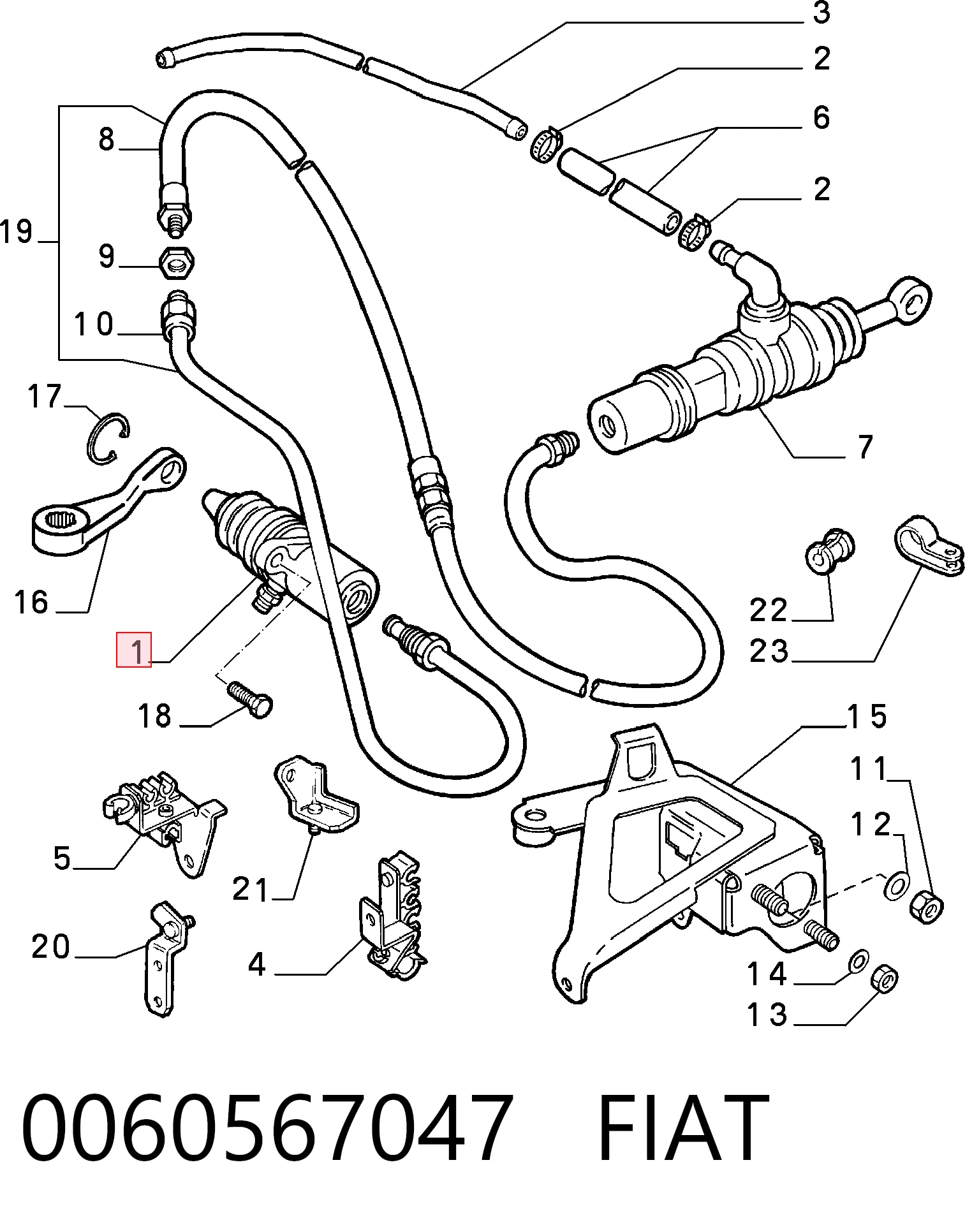 0060567047 Fiat/Alfa/Lancia