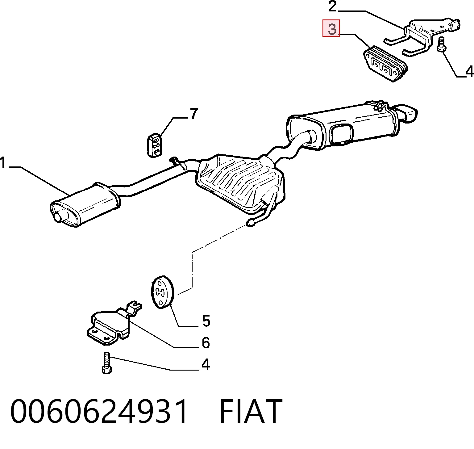0060624931 Fiat/Alfa/Lancia
