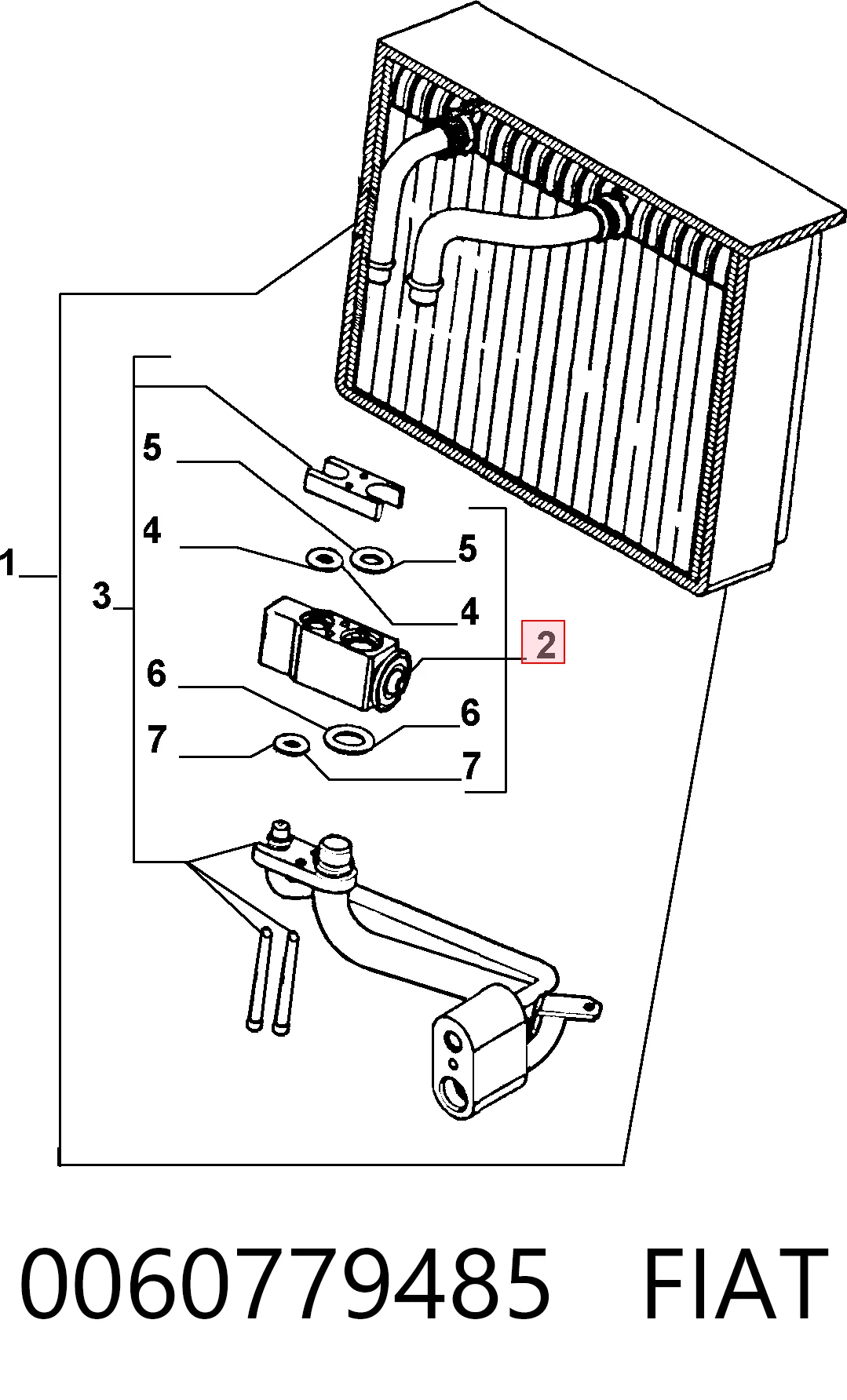 0060779485 Fiat/Alfa/Lancia