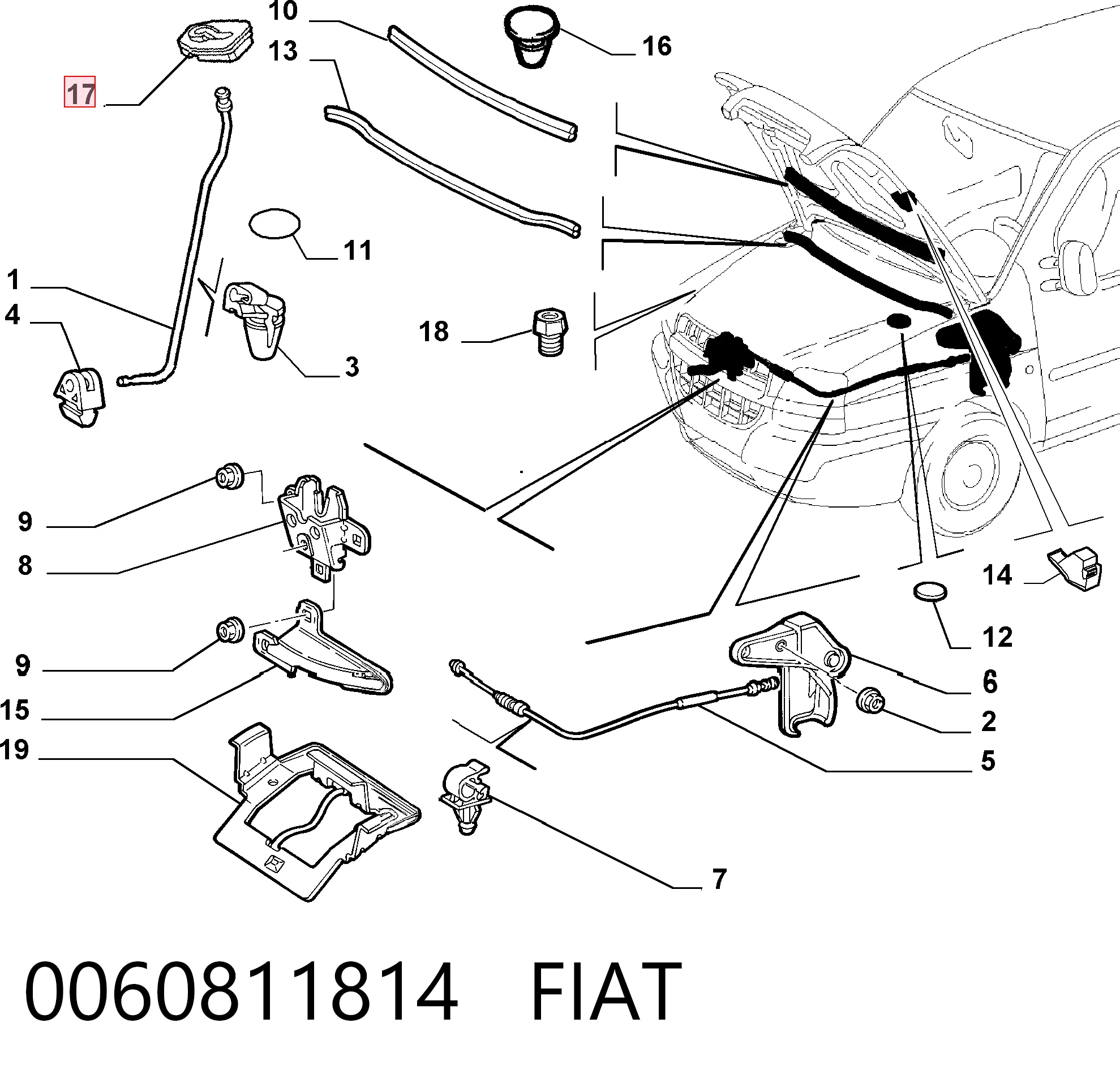 0060811814 Fiat/Alfa/Lancia