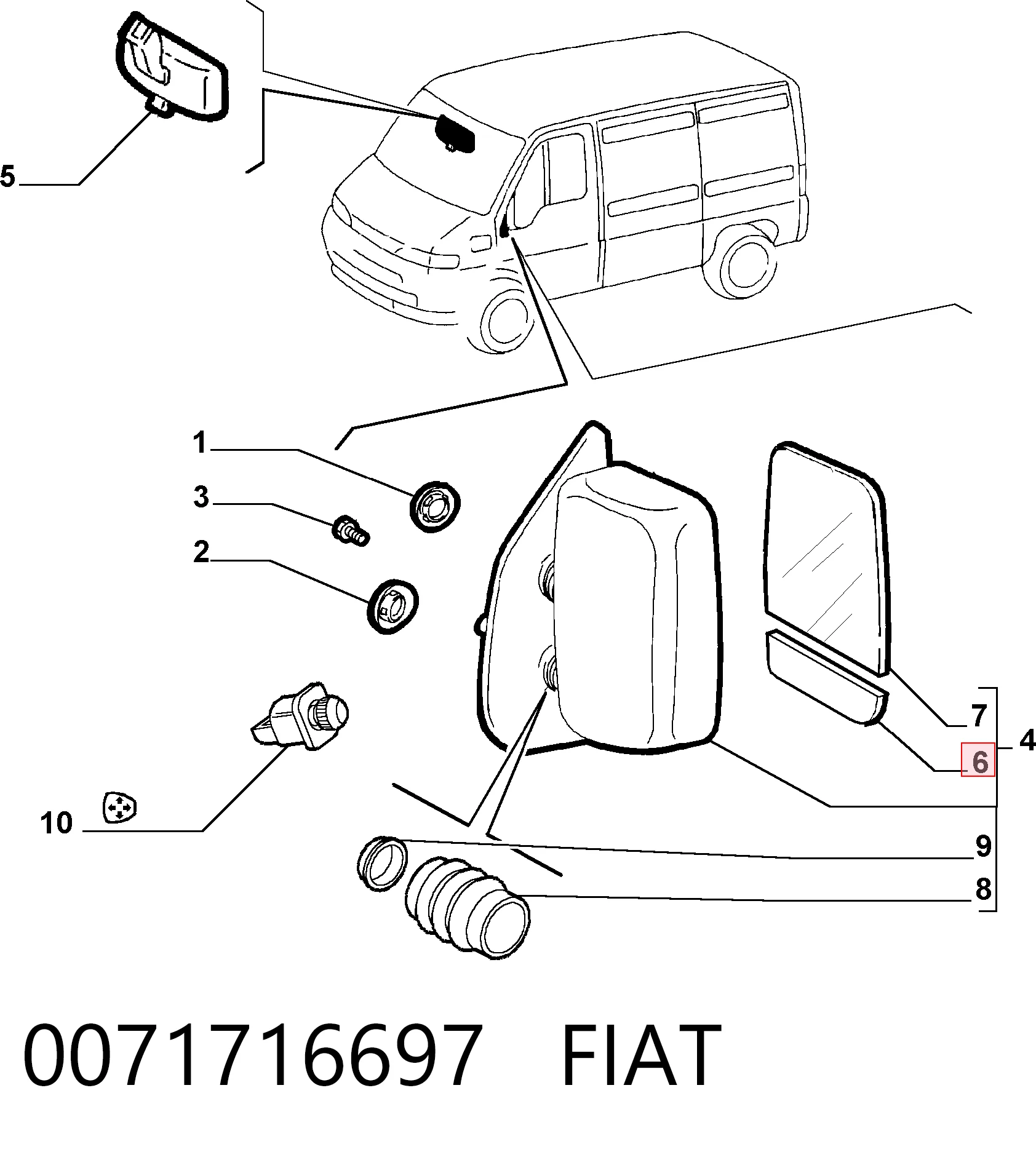 0071716697 Fiat/Alfa/Lancia