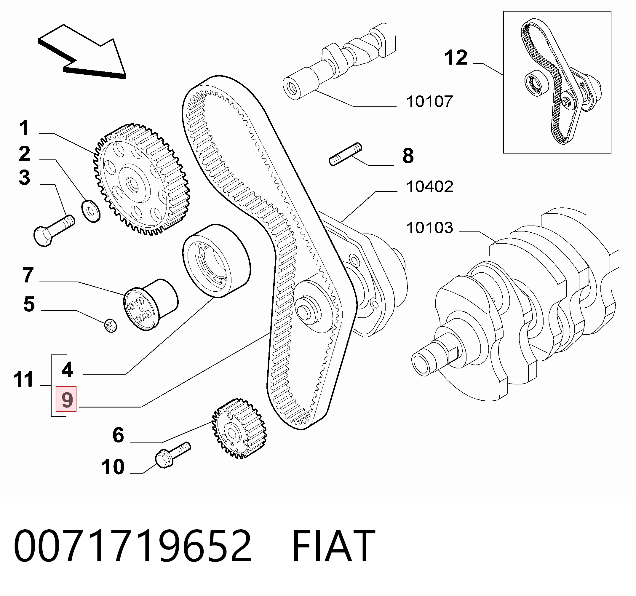 Compre 1633131580 Peugeot/Citroen Correia do mecanismo de distribuição de gás