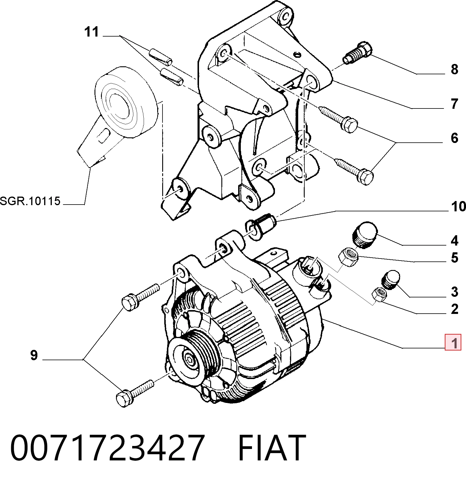 0071723427 Fiat/Alfa/Lancia