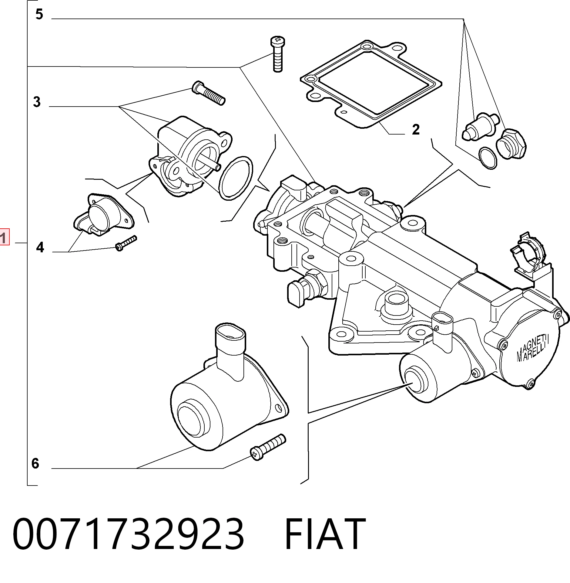 AMTK007 Magneti Marelli Atuador de embraiagem
