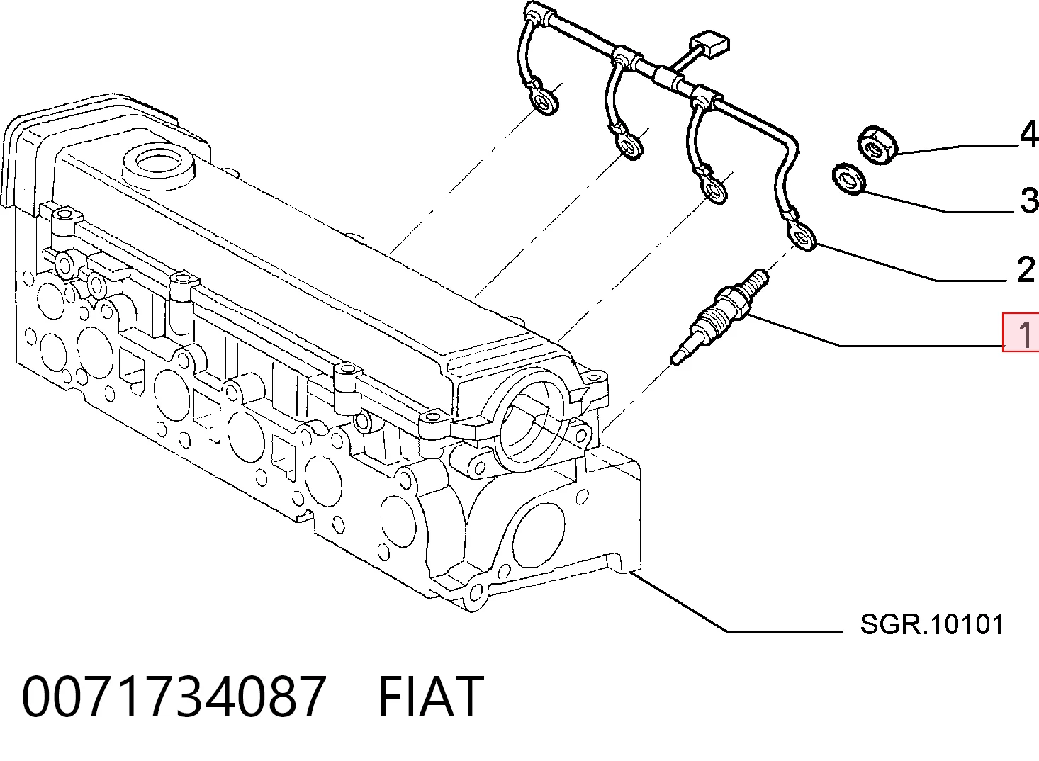 0071734087 Fiat/Alfa/Lancia