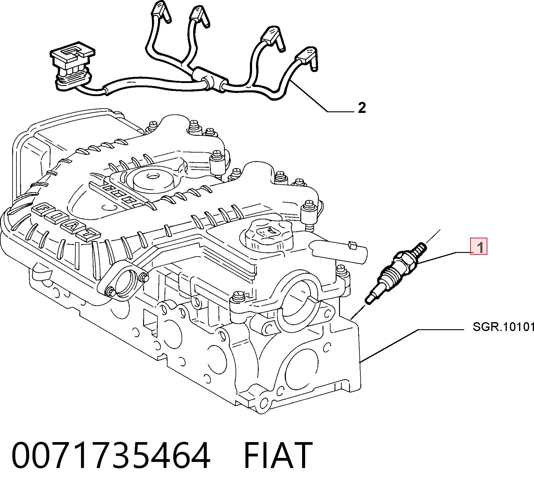 0071735464 Fiat/Alfa/Lancia