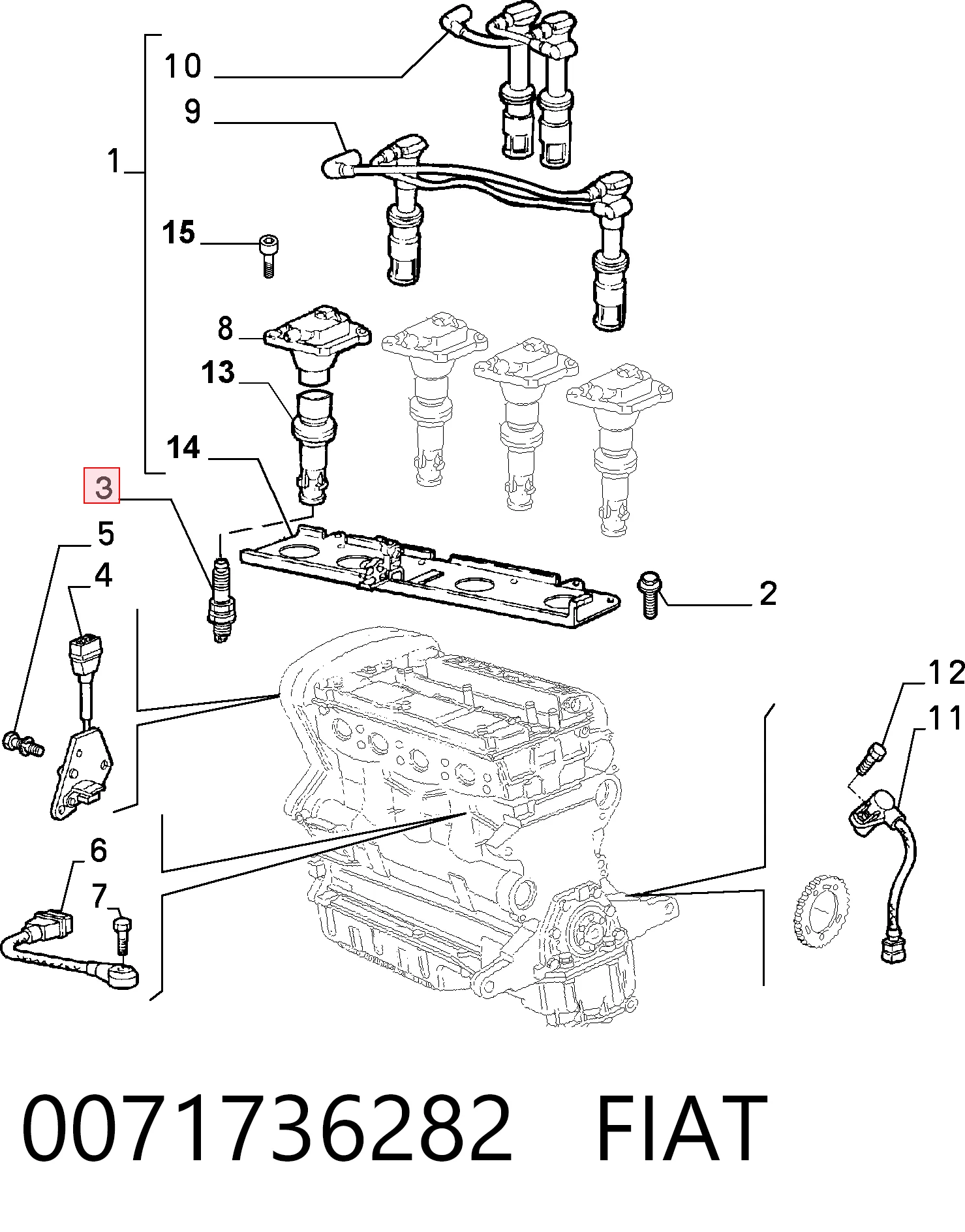 0071736282 Fiat/Alfa/Lancia