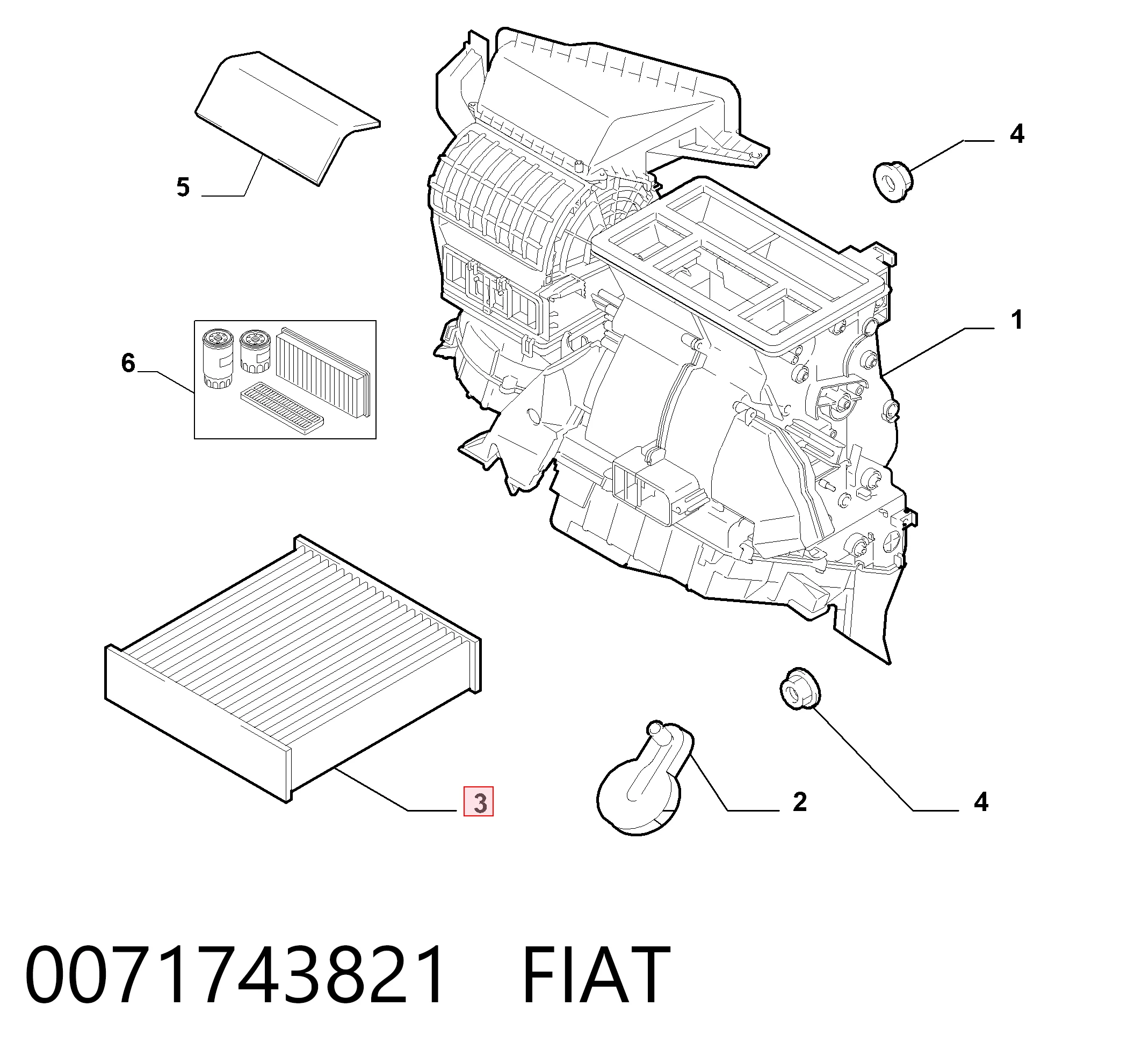 0071743821 Fiat/Alfa/Lancia