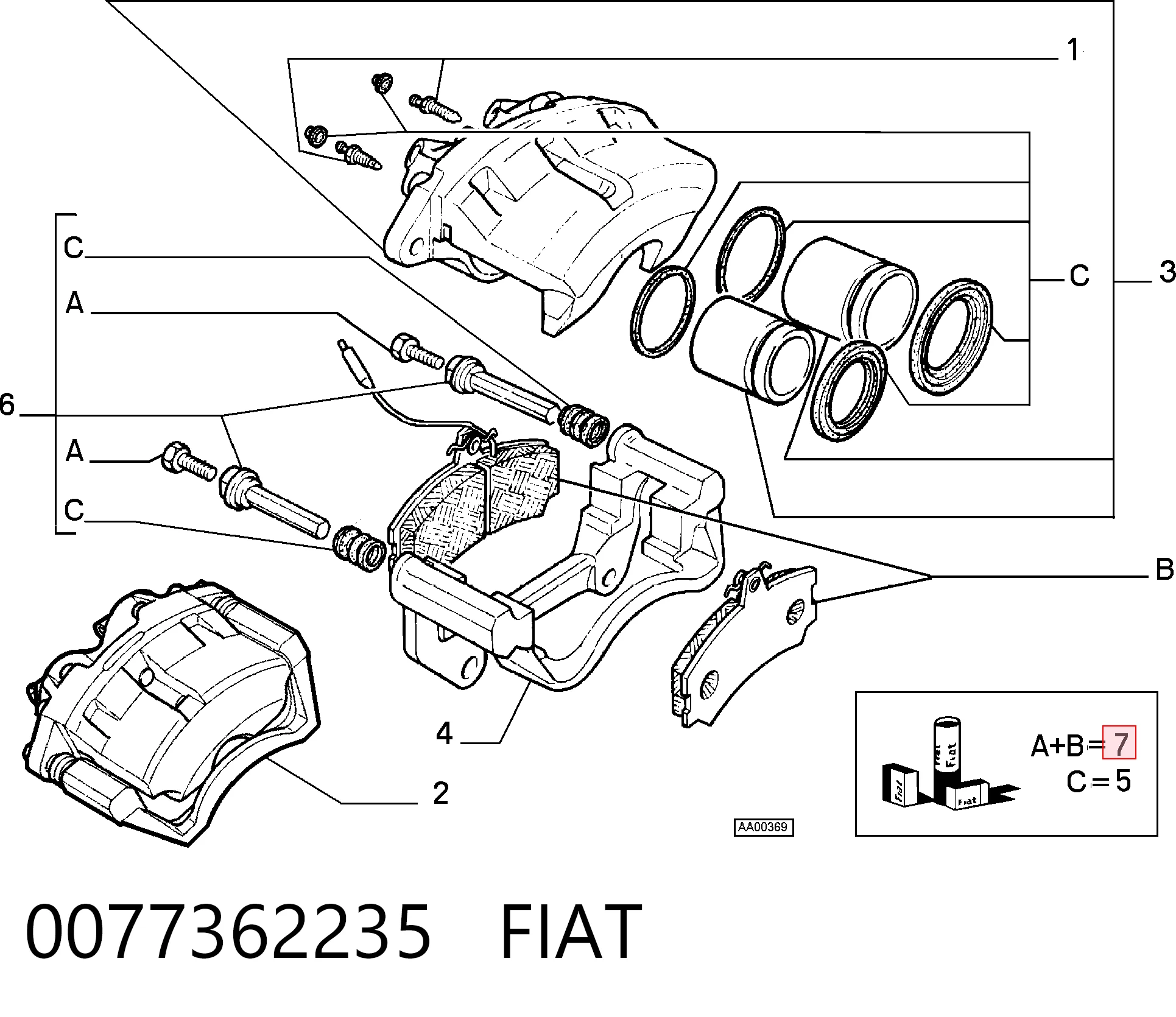 0077362235 Fiat/Alfa/Lancia