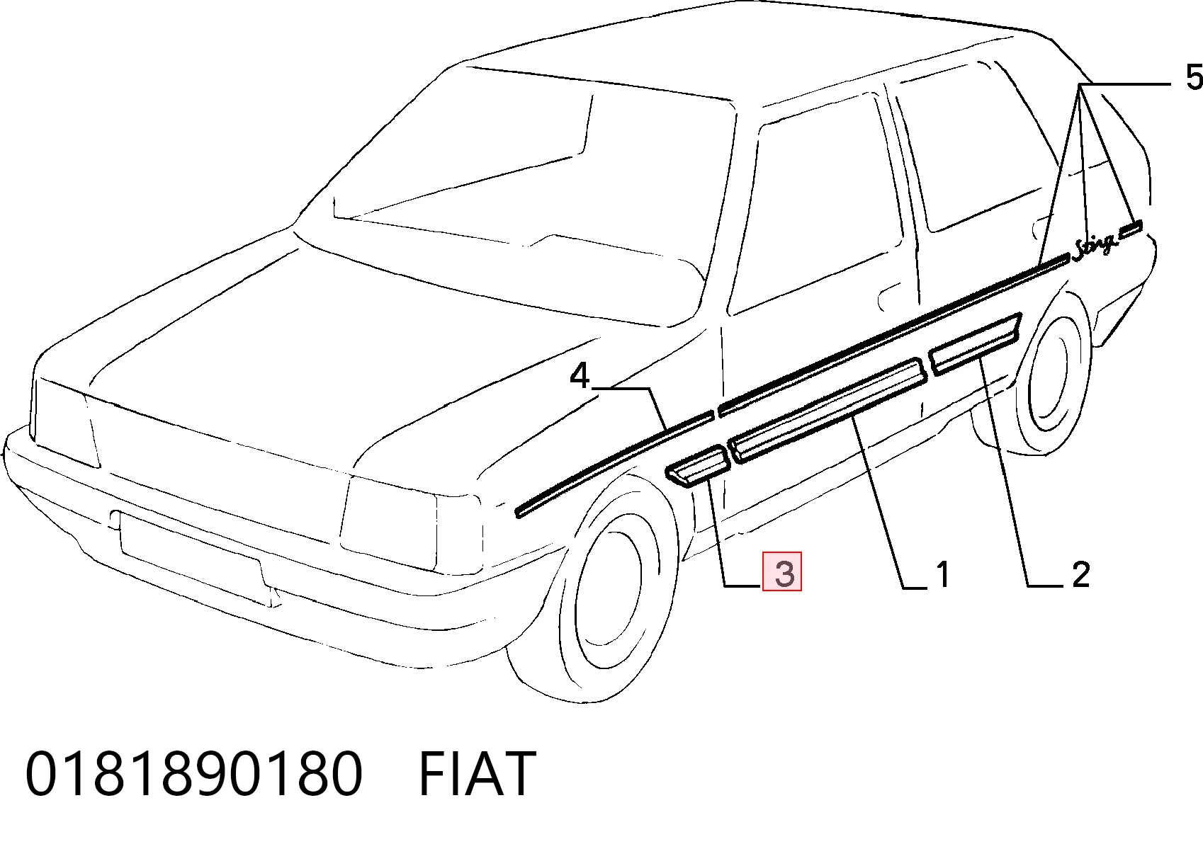 0181890180 Fiat/Alfa/Lancia