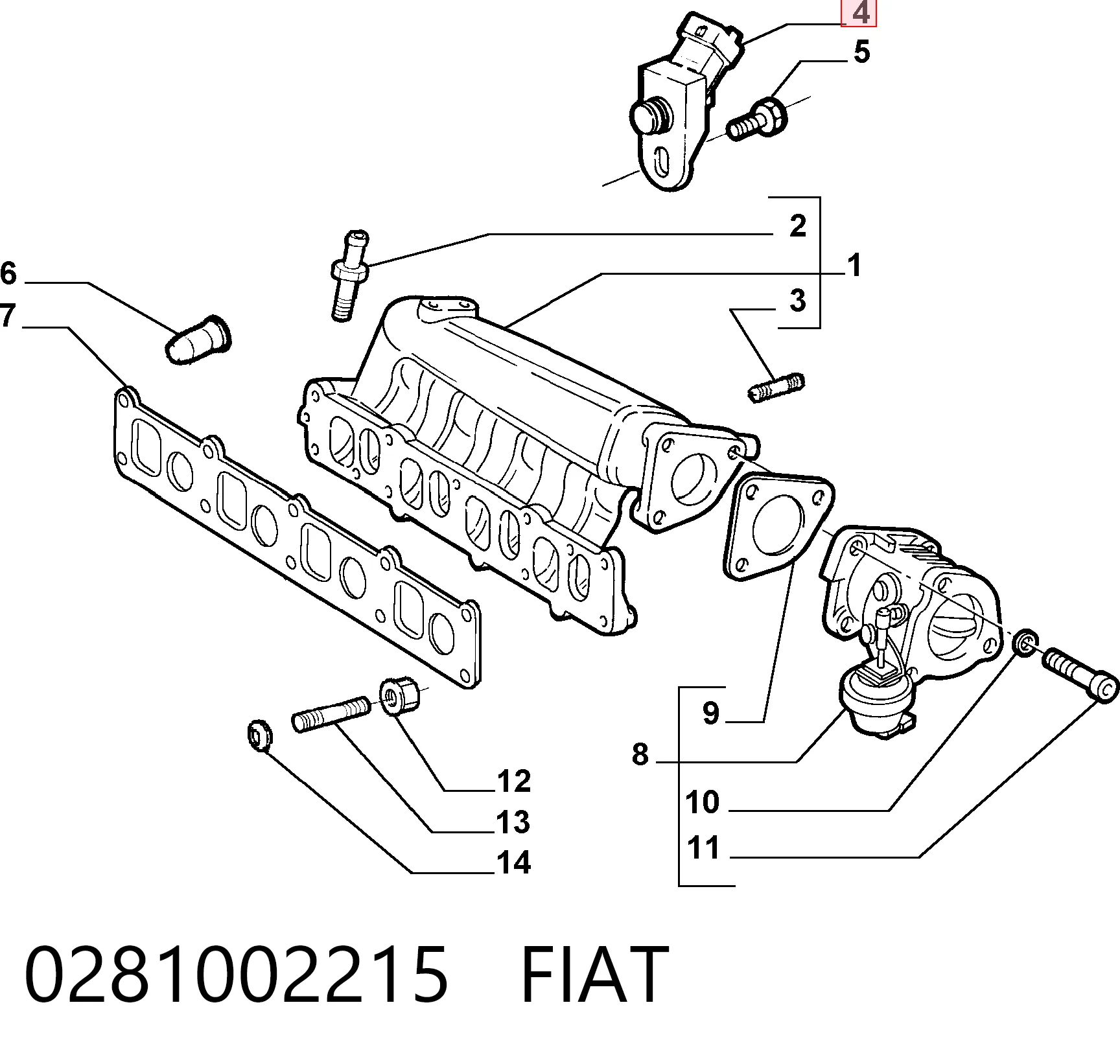0281002215 Fiat/Alfa/Lancia