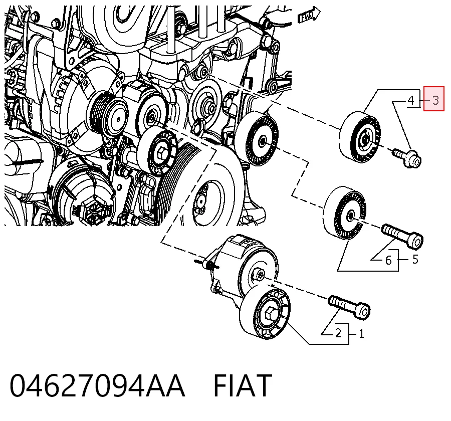 04627094AA Fiat/Alfa/Lancia