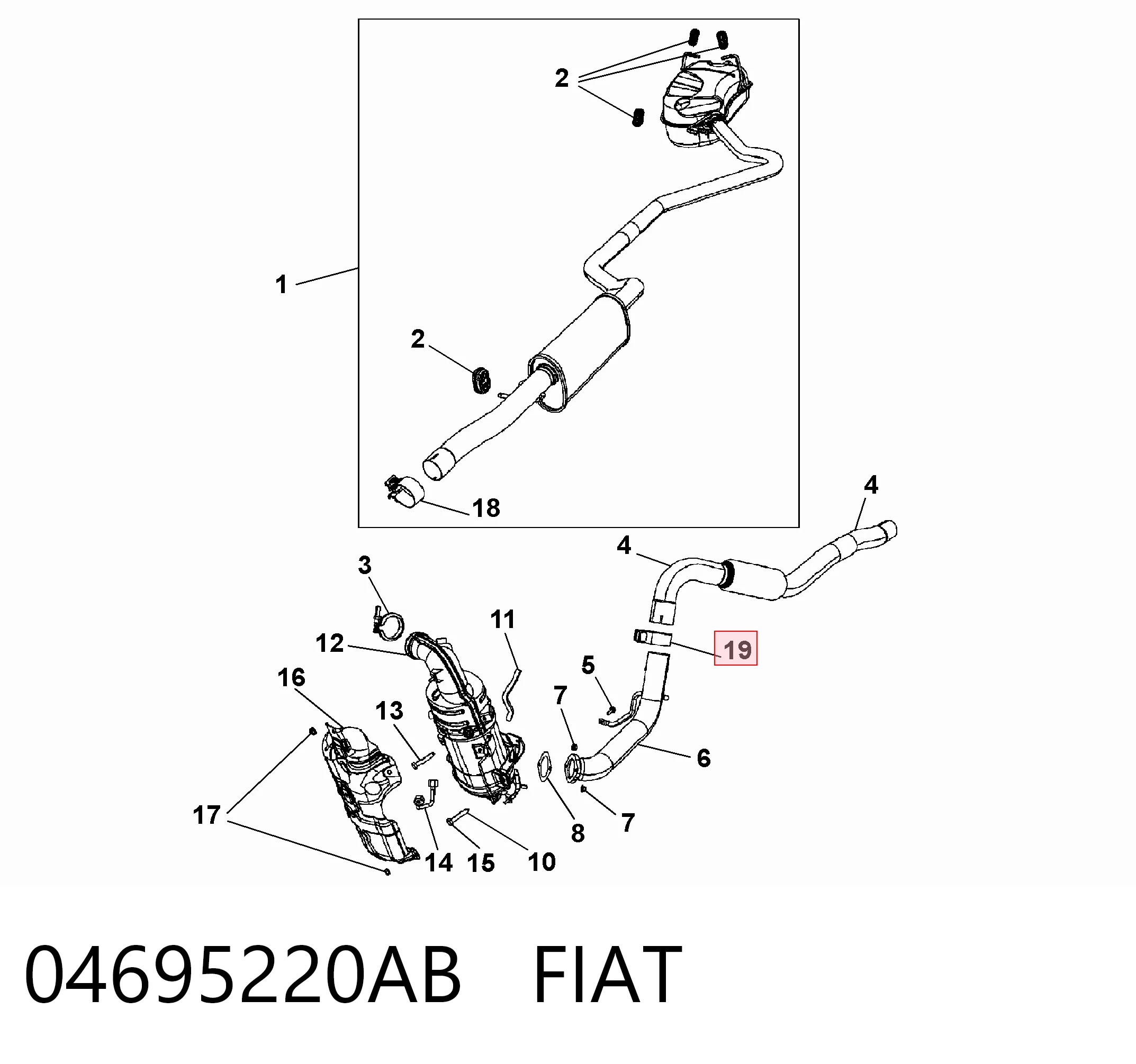 04695220AB Fiat/Alfa/Lancia