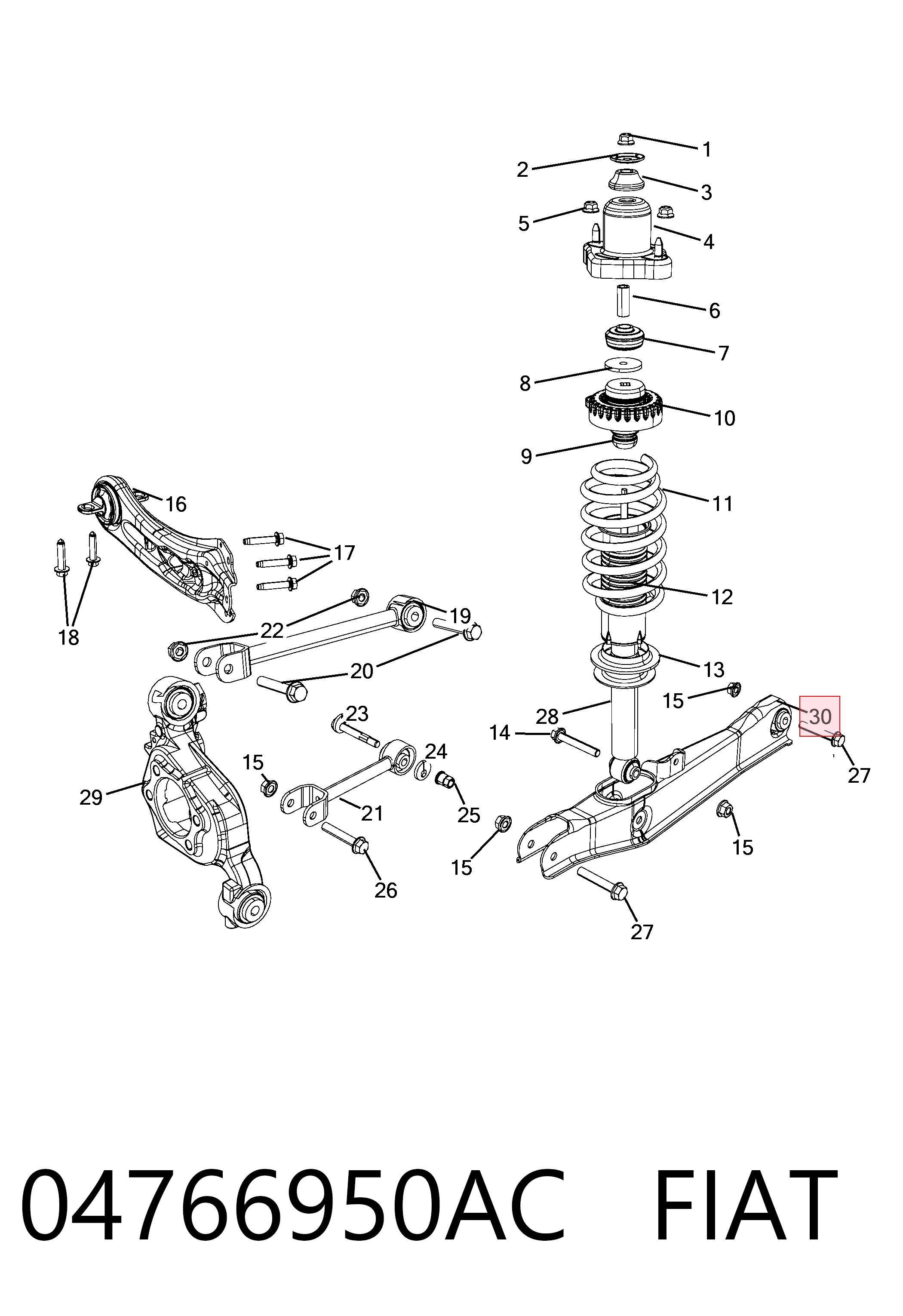 04766950AC Fiat/Alfa/Lancia