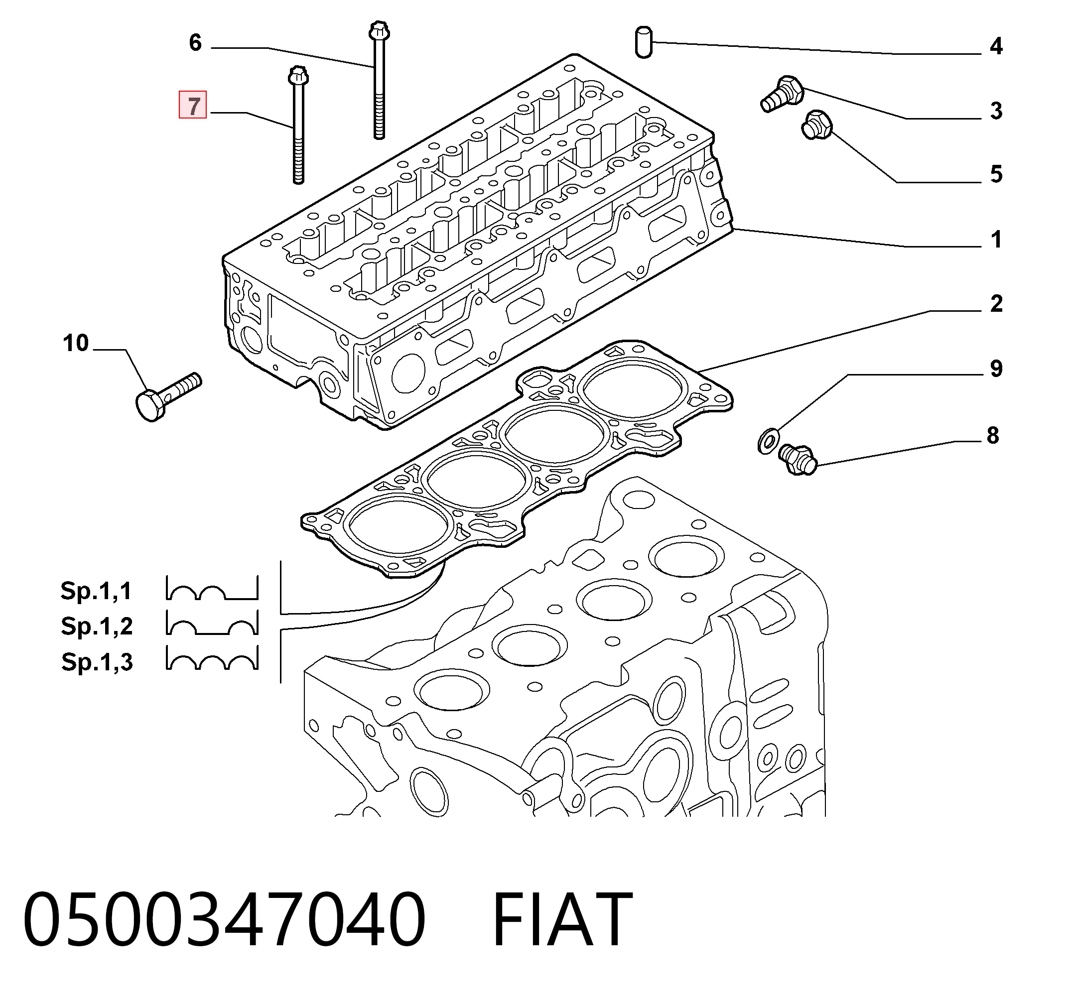Parafuso de cabeça de motor (CBC) Glaser T0184400 preço, a partir de 32,34 USD