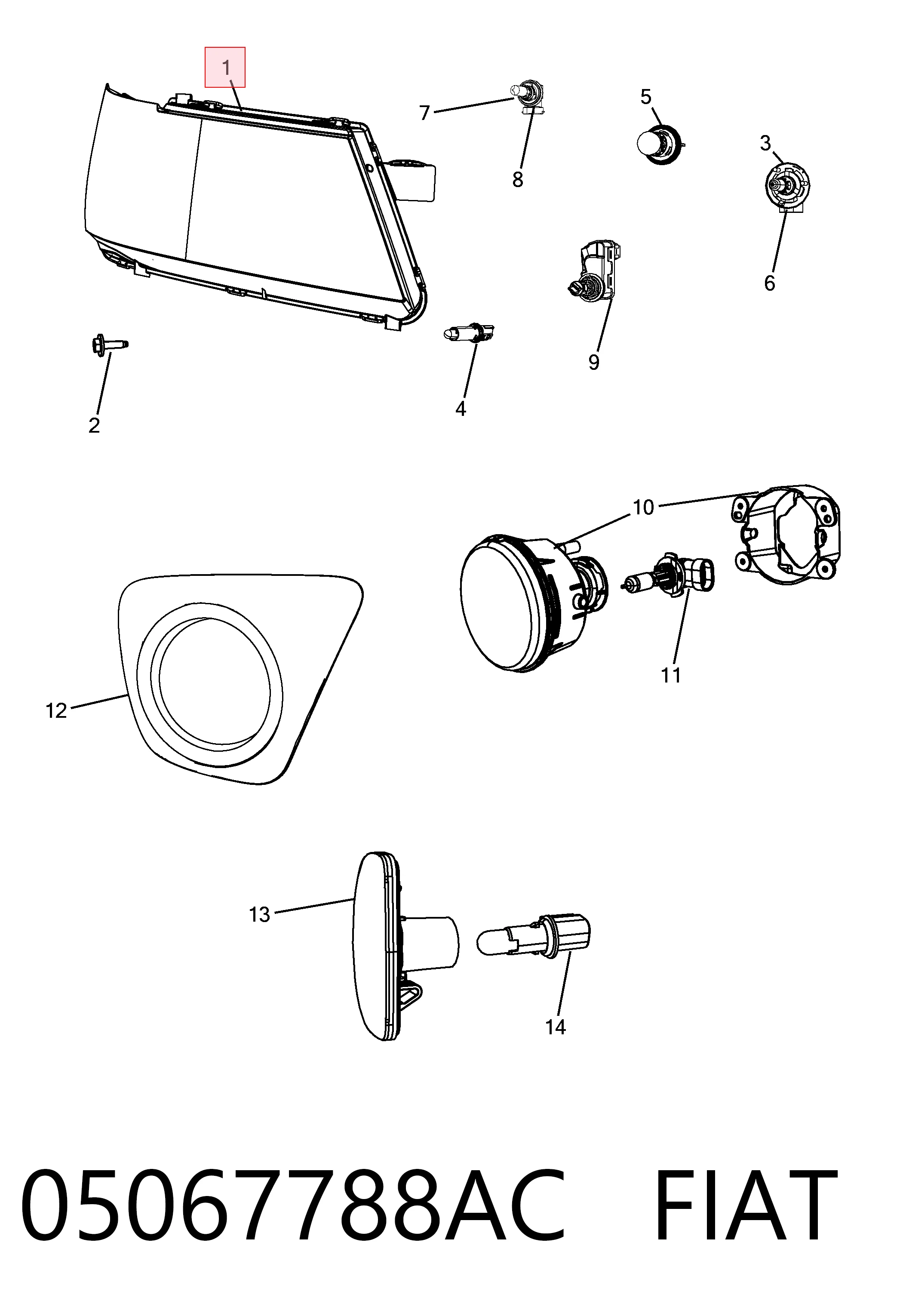 Compre 30Y1100E Polcar Luz direita