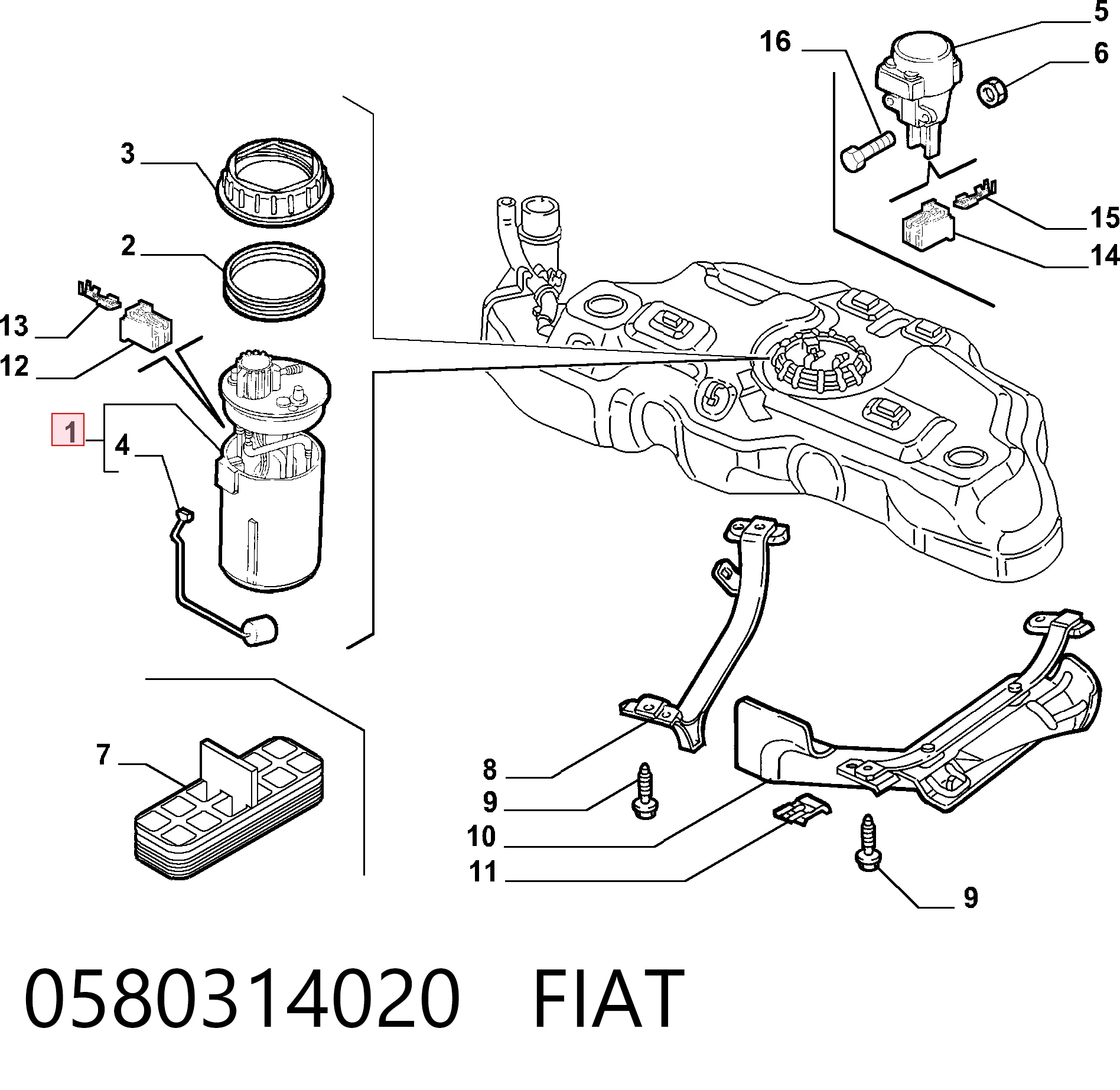 Módulo de bomba de combustível com sensor do nível de combustível Peugeot/Citroen 580314020 preço, a partir de 73,34 USD