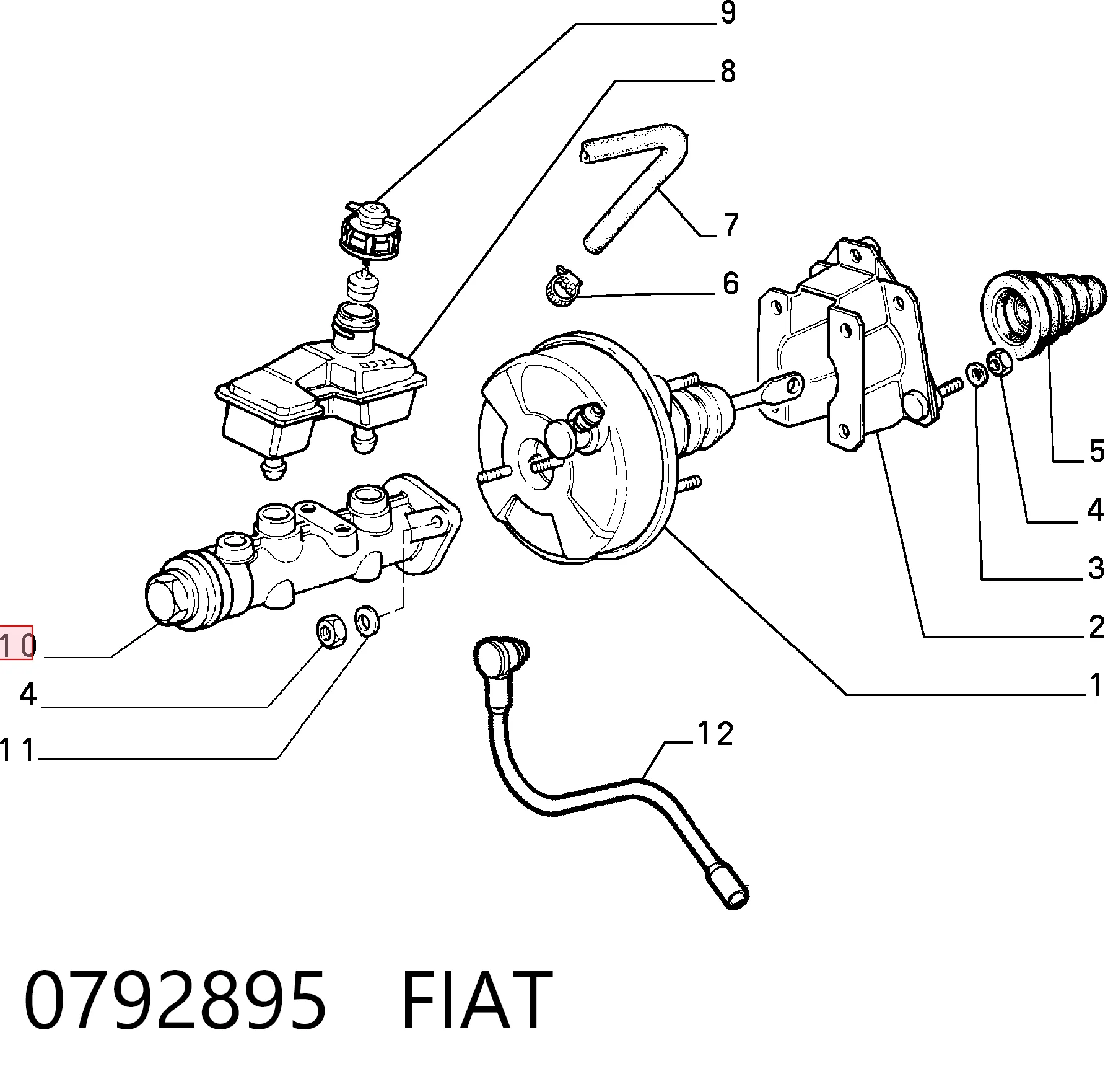 0792895 Fiat/Alfa/Lancia