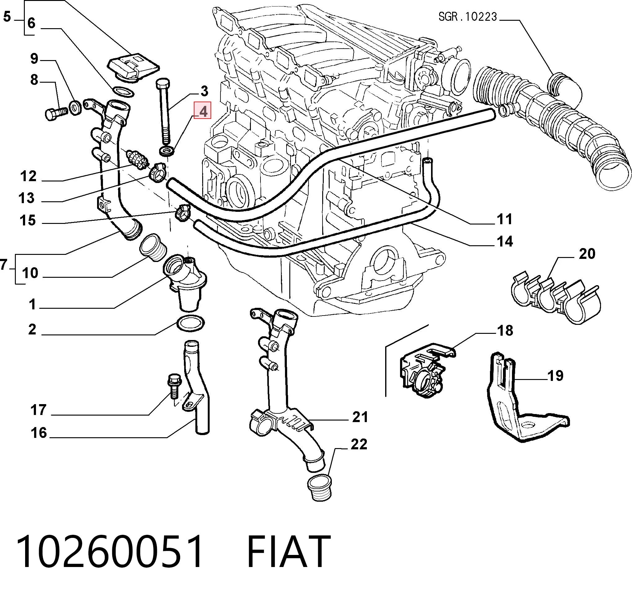 10260051 Fiat/Alfa/Lancia