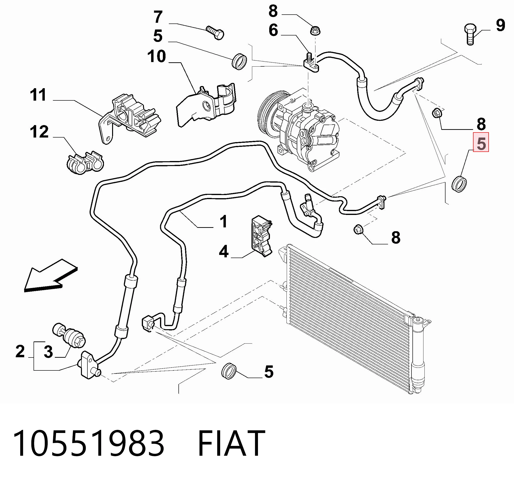 10551983 Fiat/Alfa/Lancia