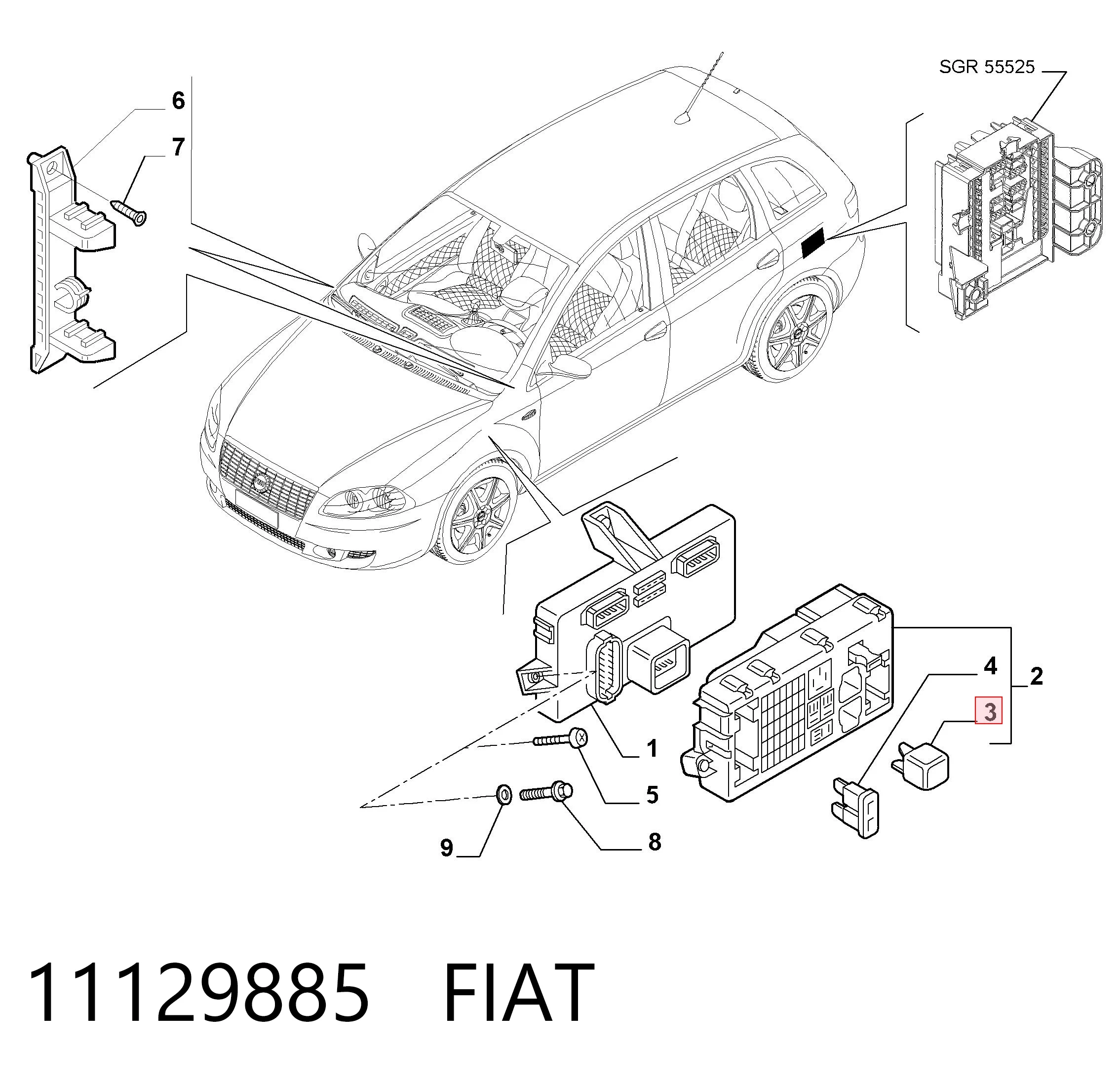 Preço da peça  Punto I hatchback