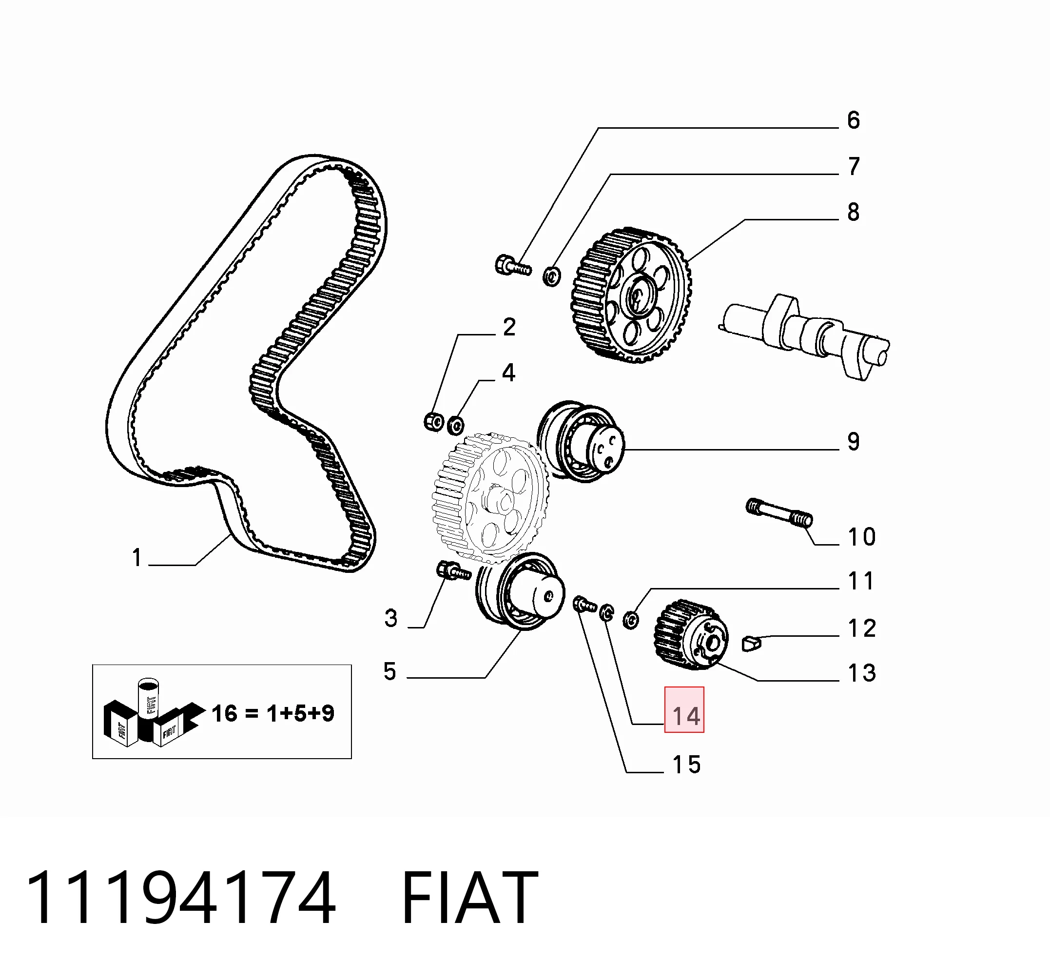 11194174 Fiat/Alfa/Lancia