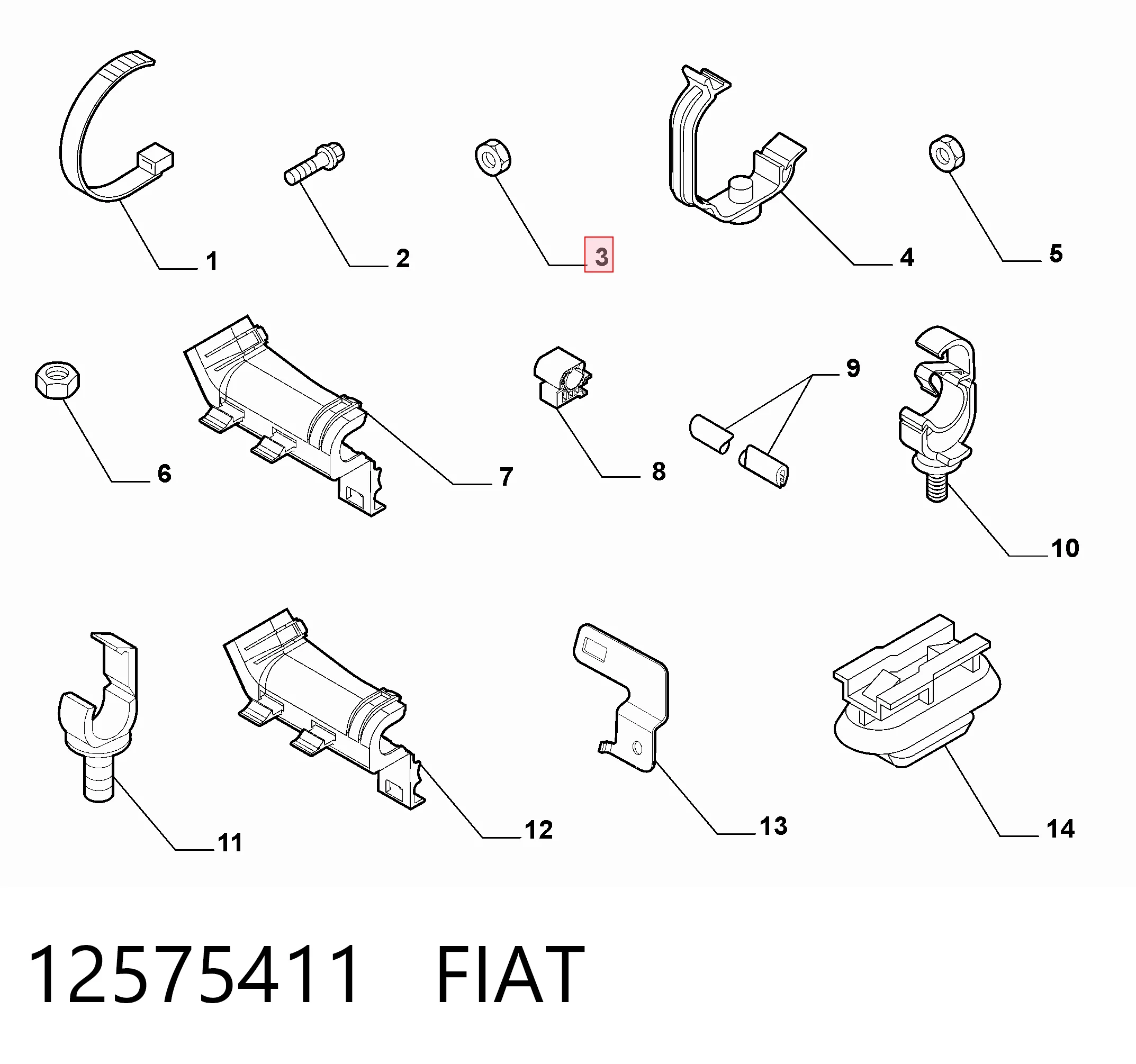 12575411 Fiat/Alfa/Lancia