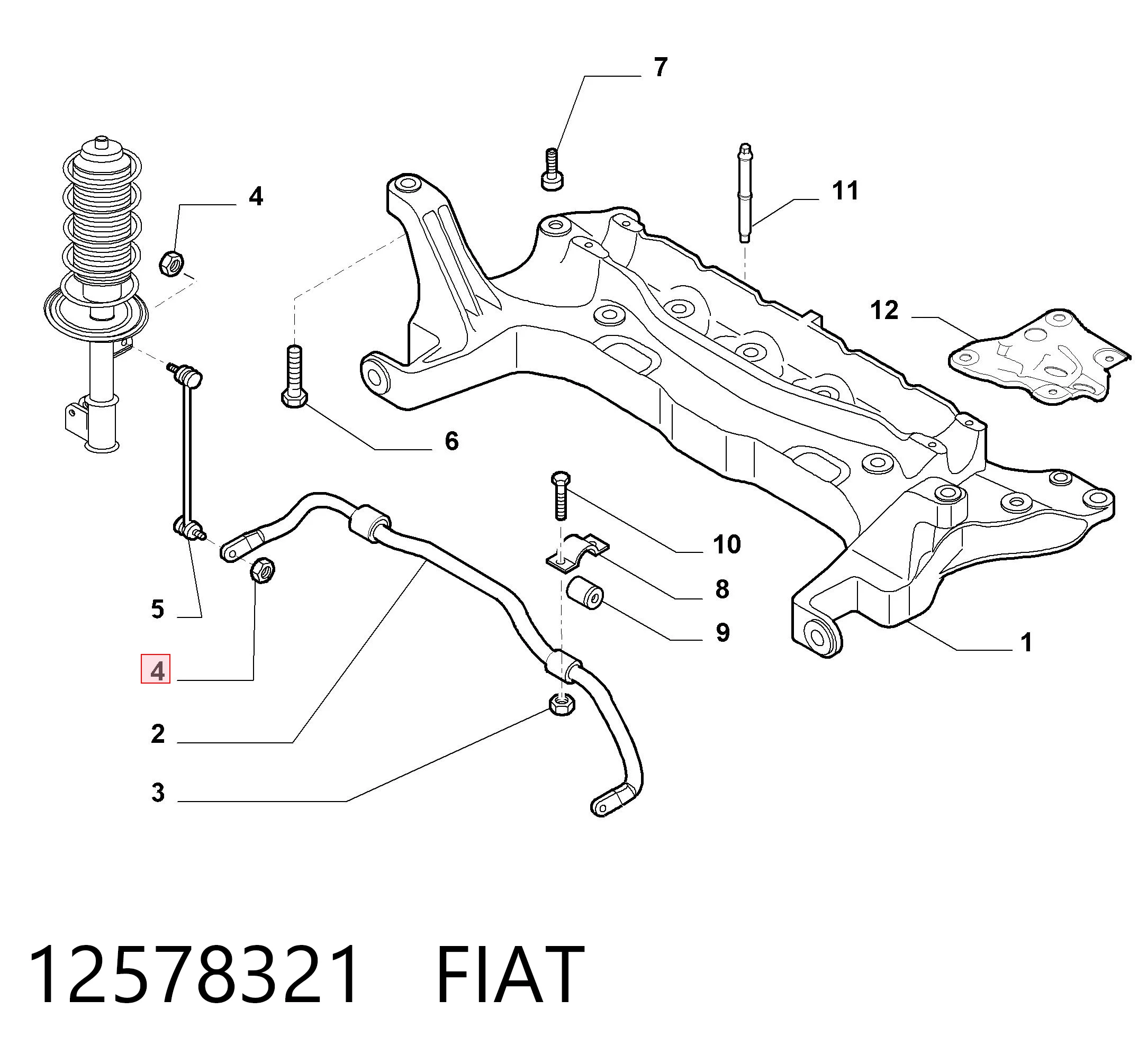 12578321 Fiat/Alfa/Lancia
