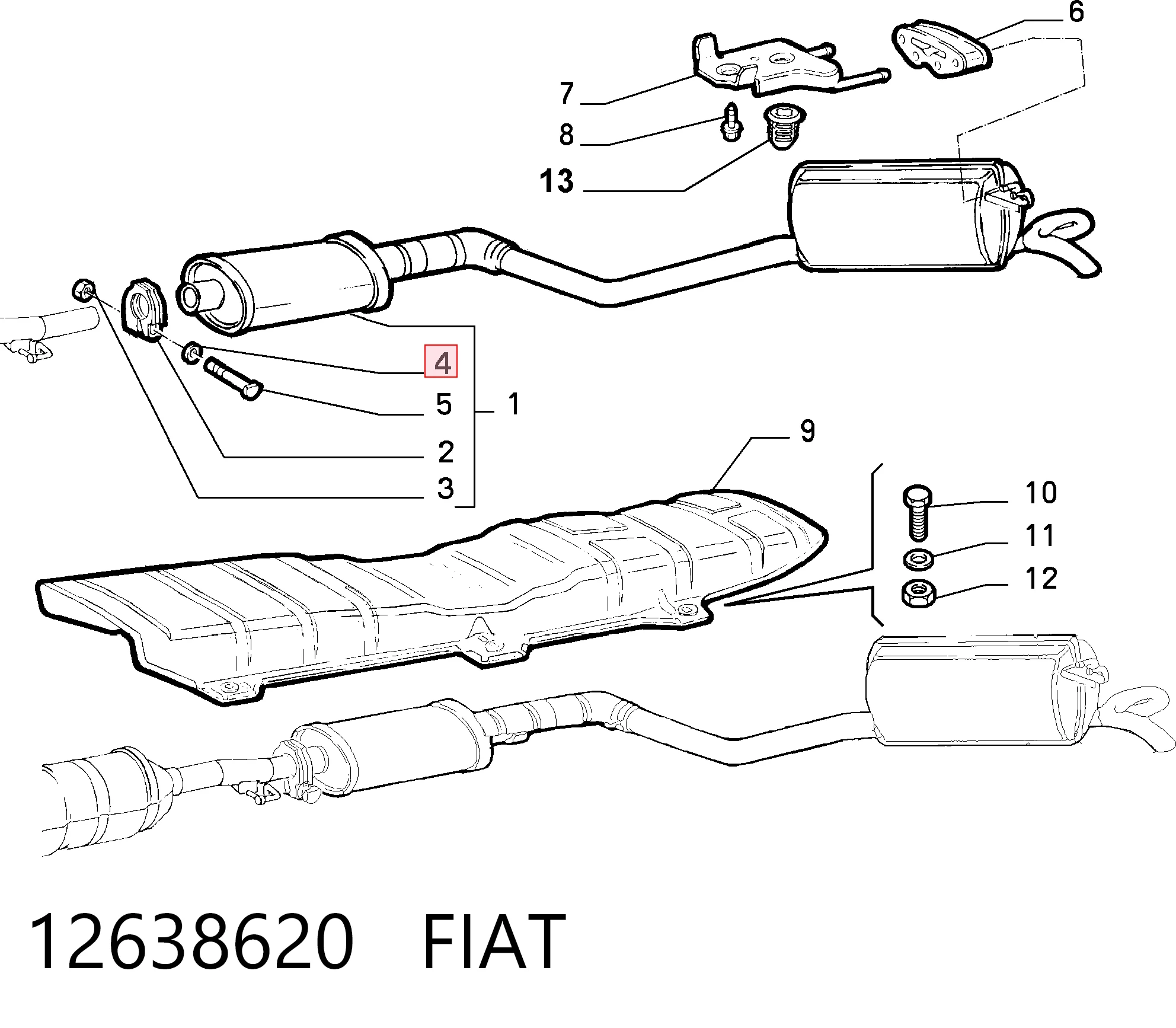 12638620 Fiat/Alfa/Lancia