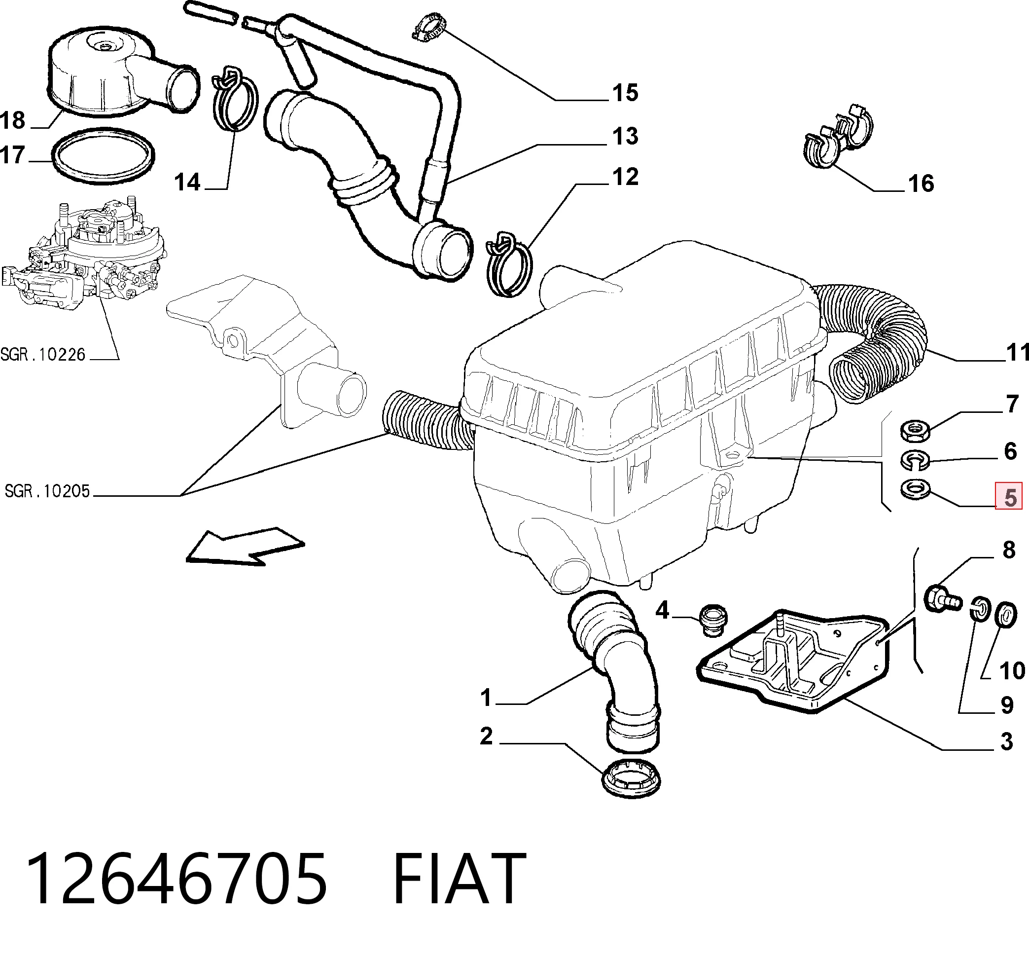 12646705 Fiat/Alfa/Lancia