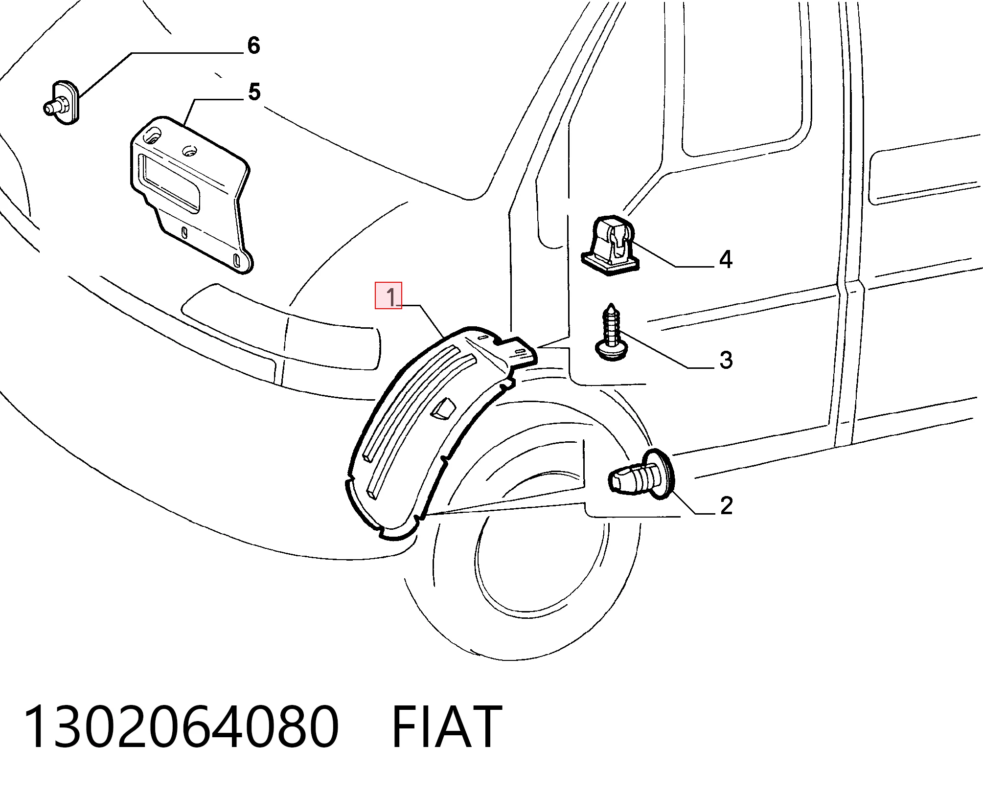 1302064080 Fiat/Alfa/Lancia