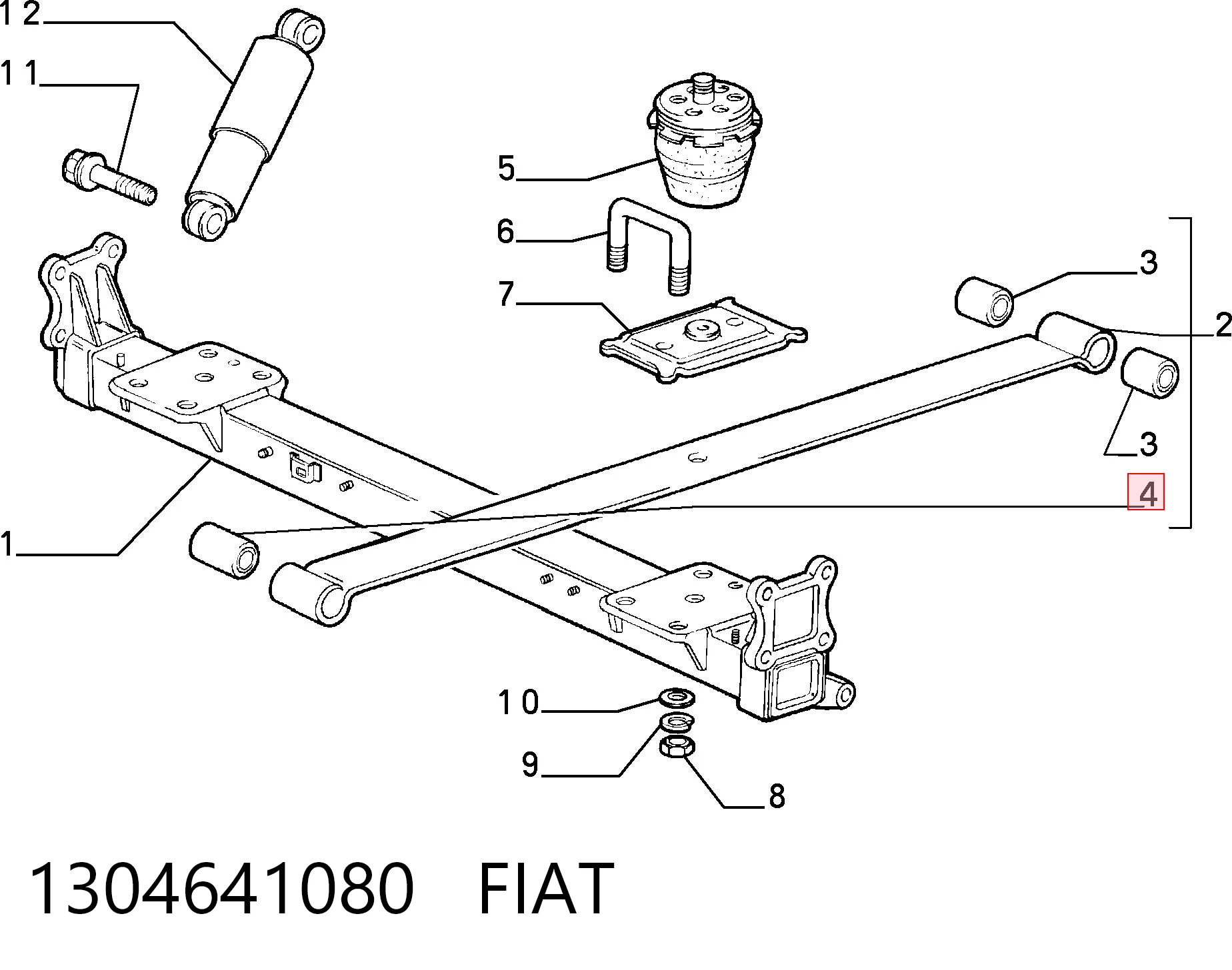1304641080 Fiat/Alfa/Lancia