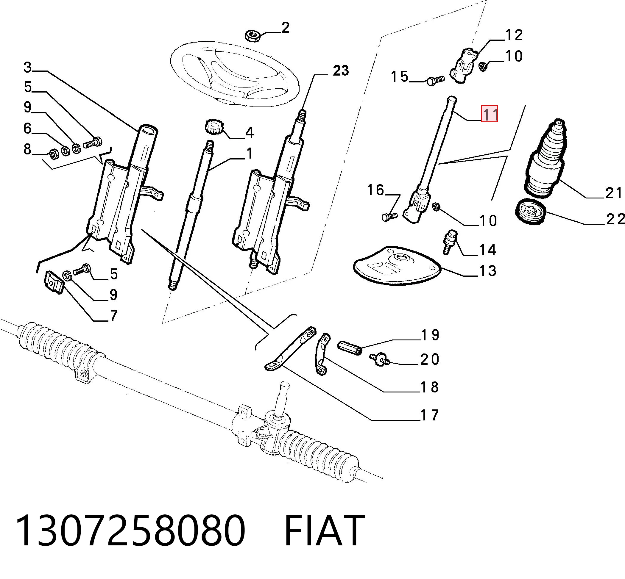 1307258080 Fiat/Alfa/Lancia
