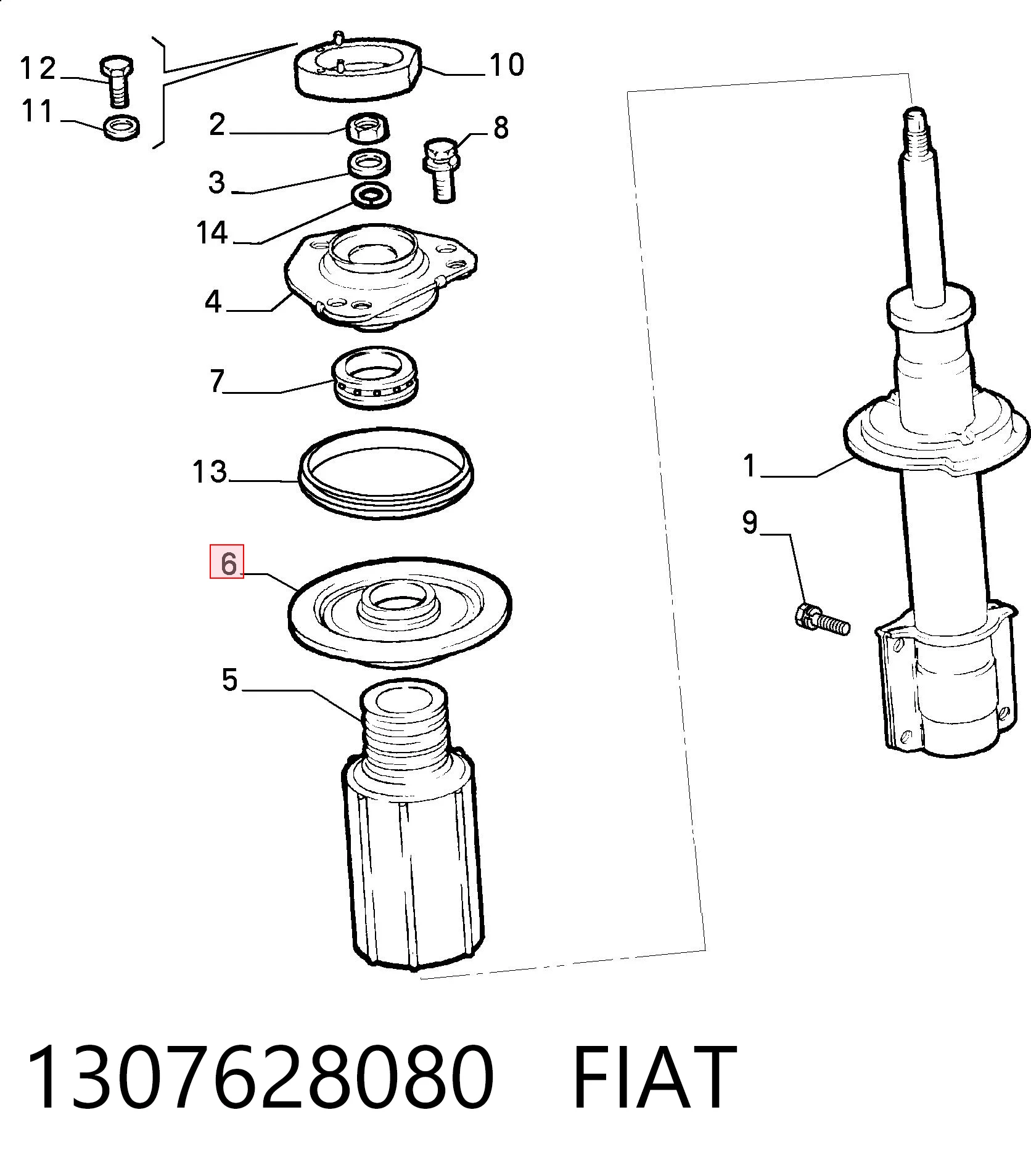 1307628080 Fiat/Alfa/Lancia