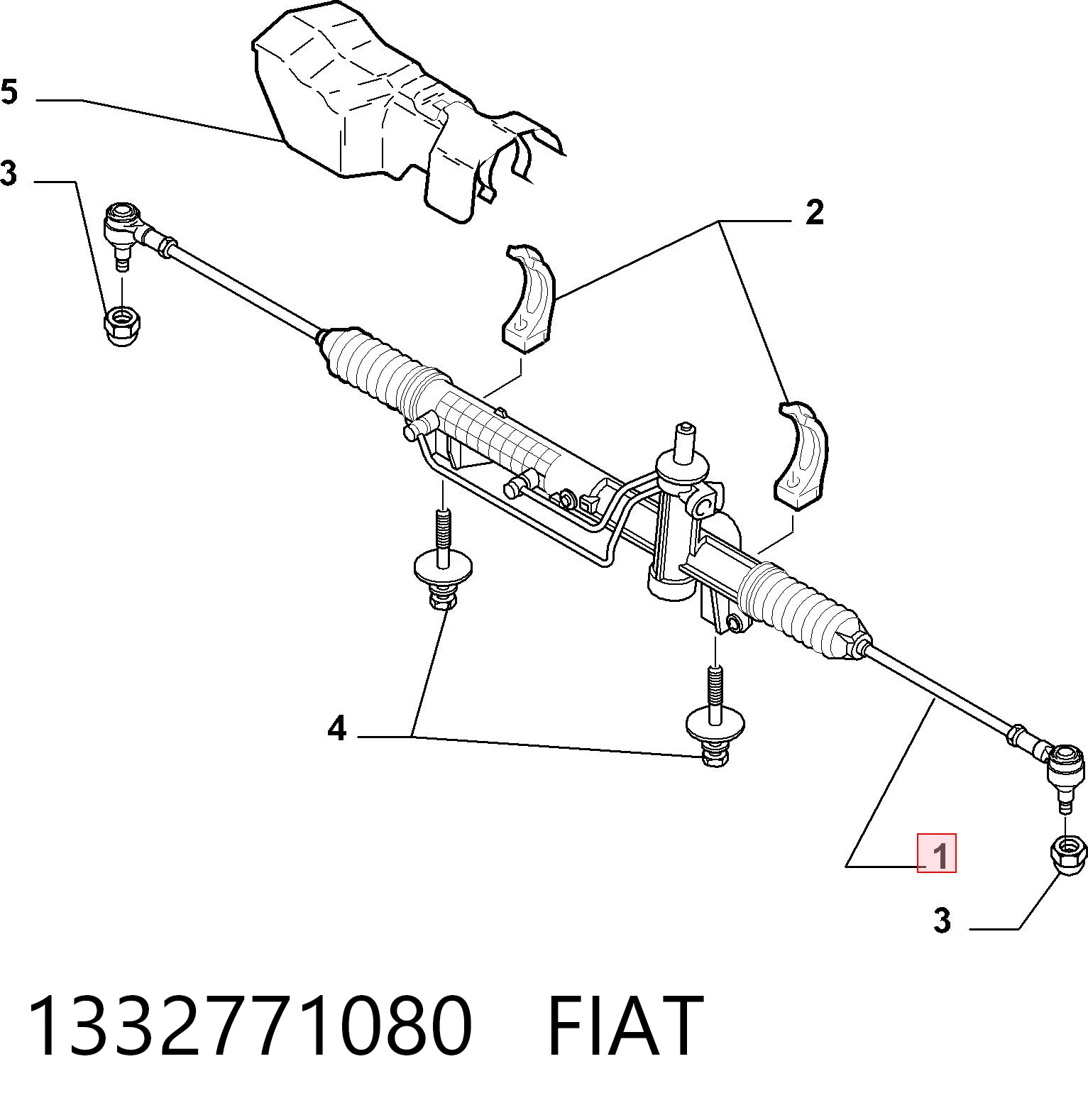 Cremalheira da direção Citroen C8  EA, EB