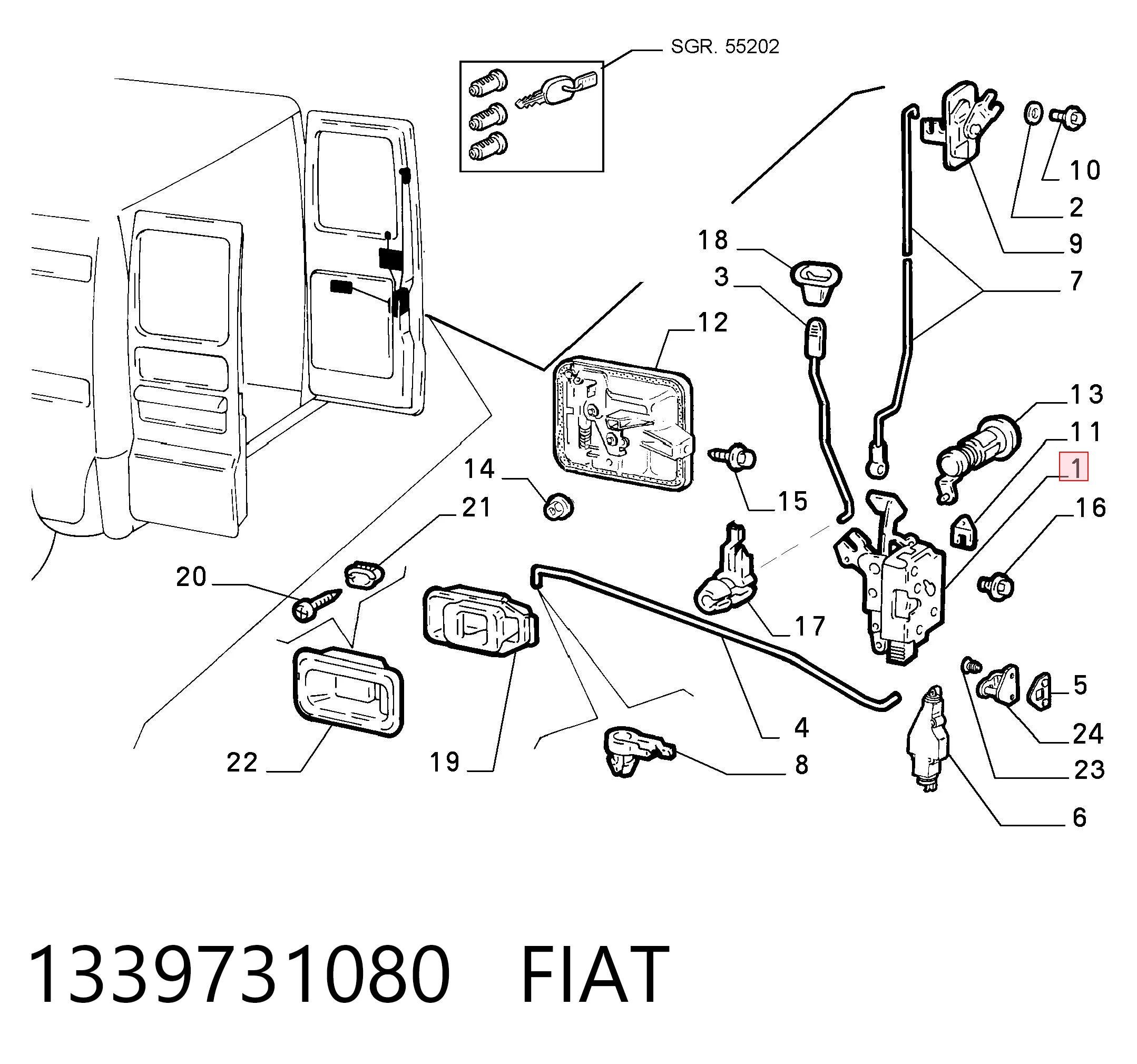 1339731080 Fiat/Alfa/Lancia