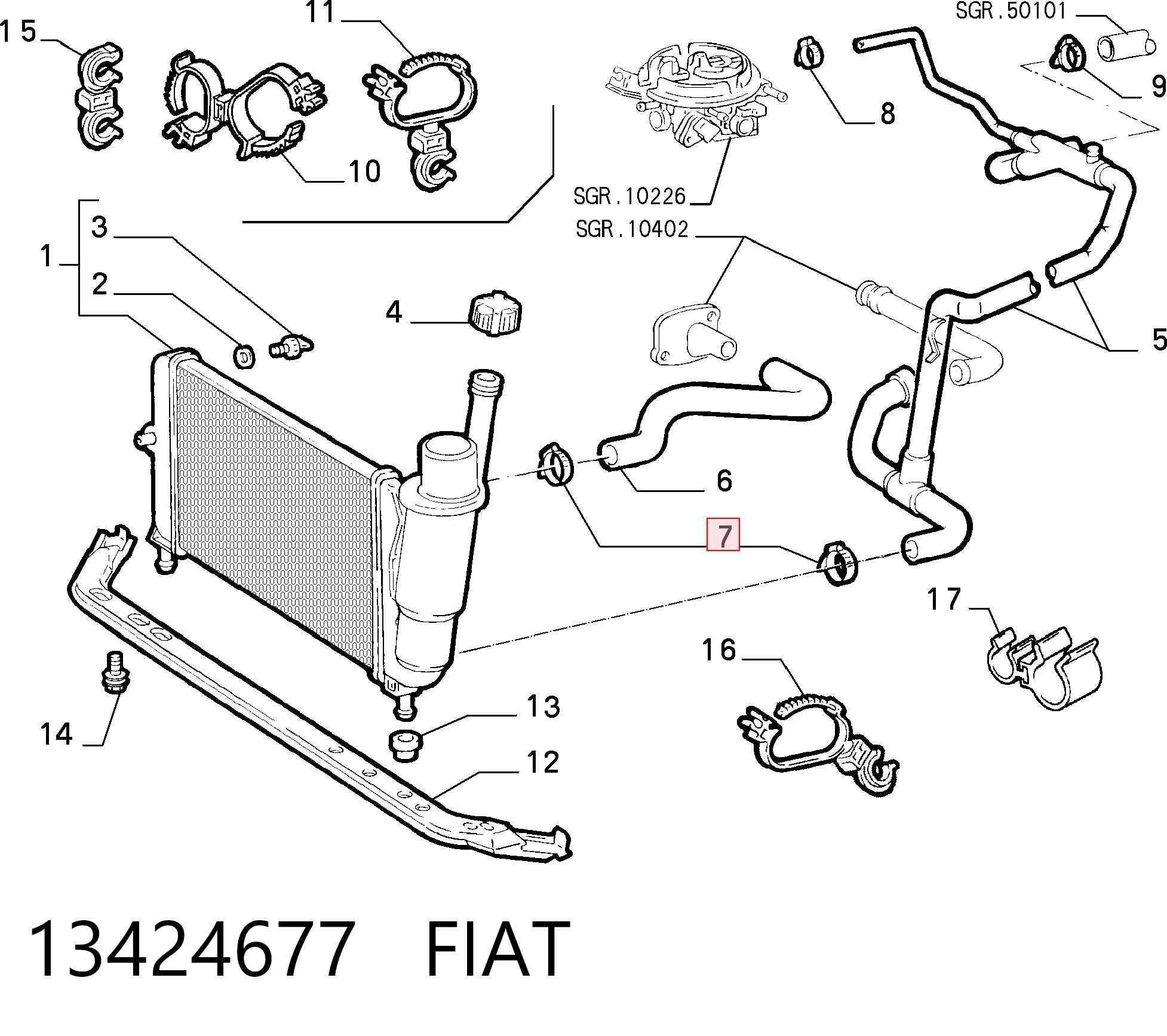 13424677 Fiat/Alfa/Lancia